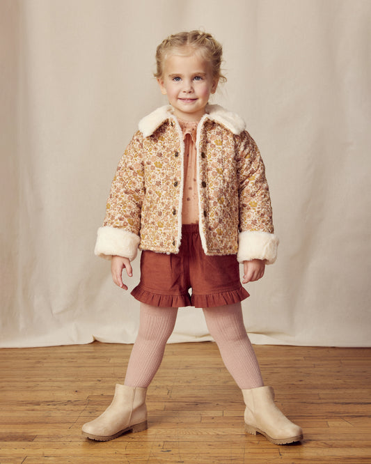 Esmee Jacket - Garden Flowers Dusty Pink