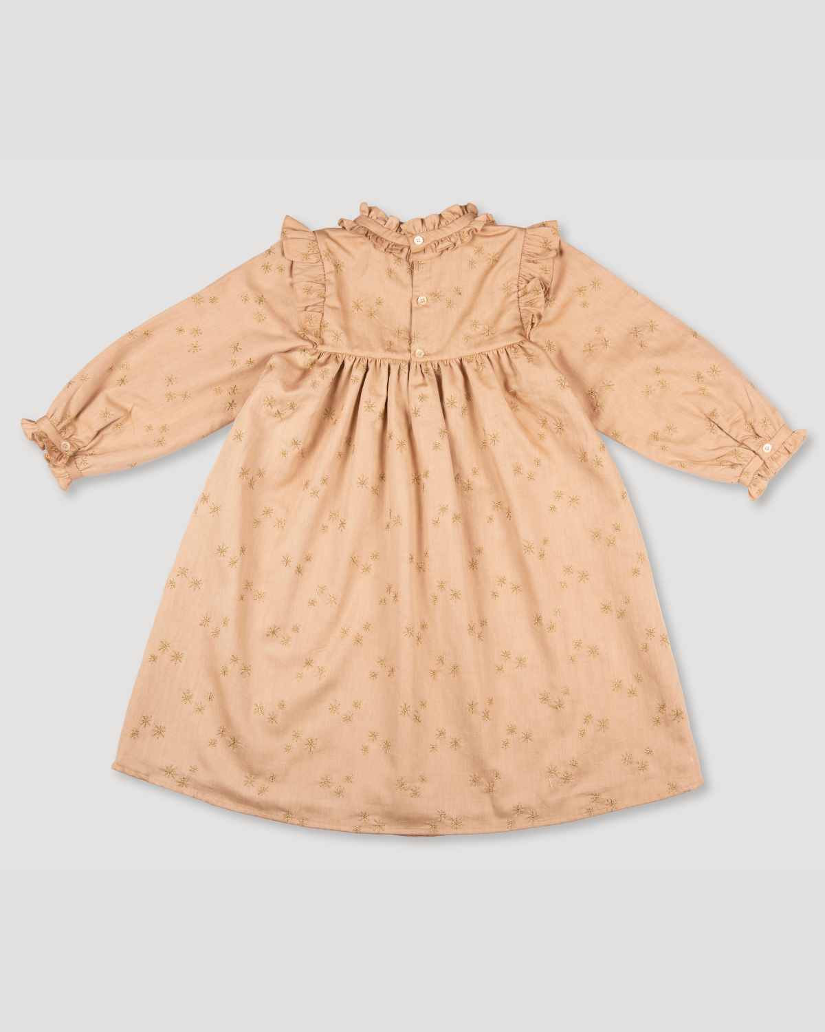 Ceremonial Louise Dress- Beige