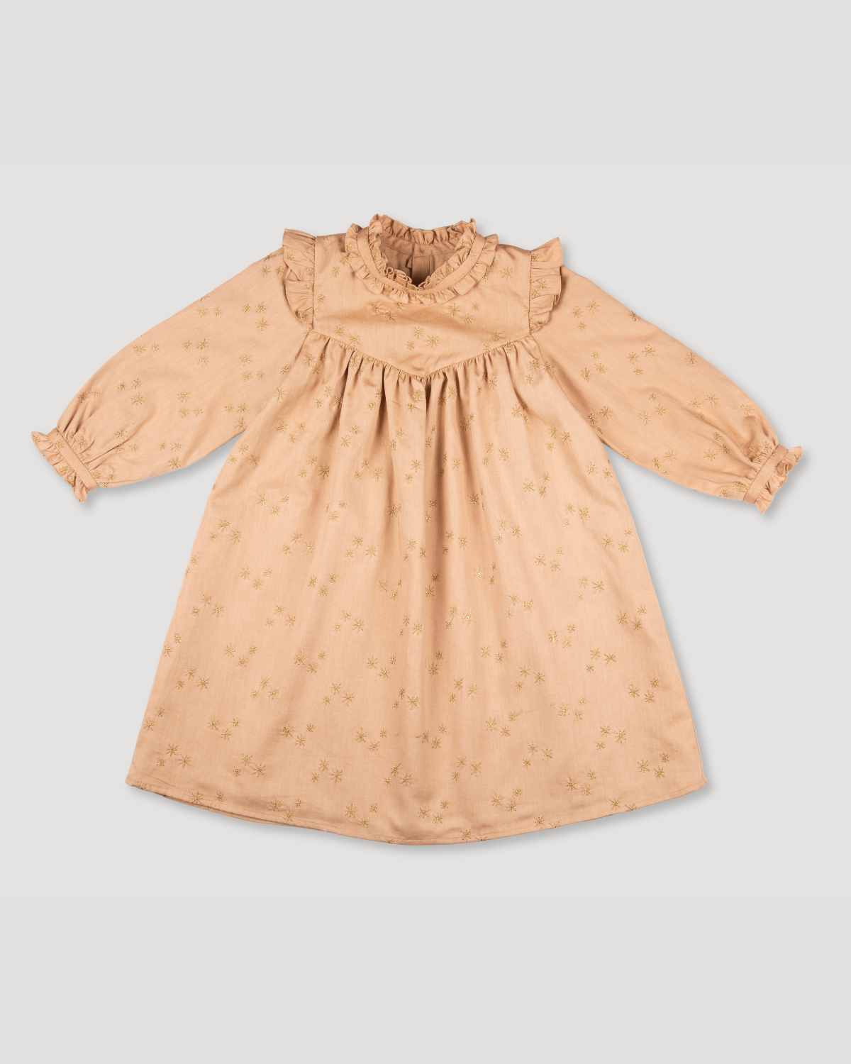 Ceremonial Louise Dress- Beige