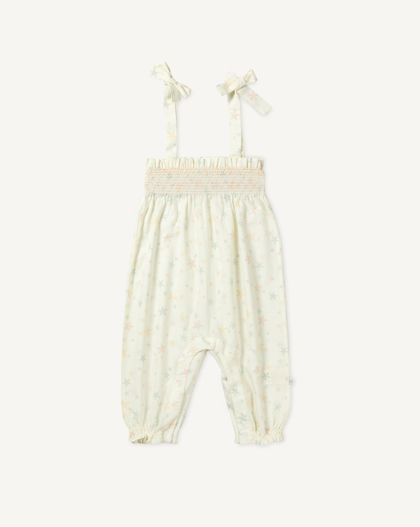 Audrey Smocked Romper - Star Fish