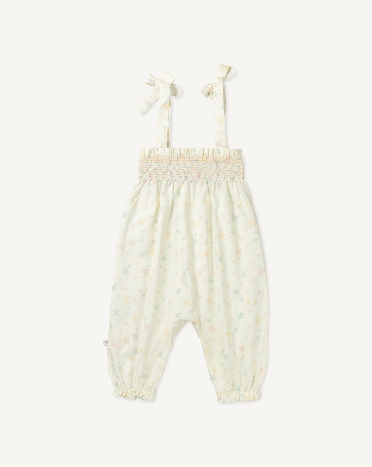 Audrey Smocked Romper - Star Fish
