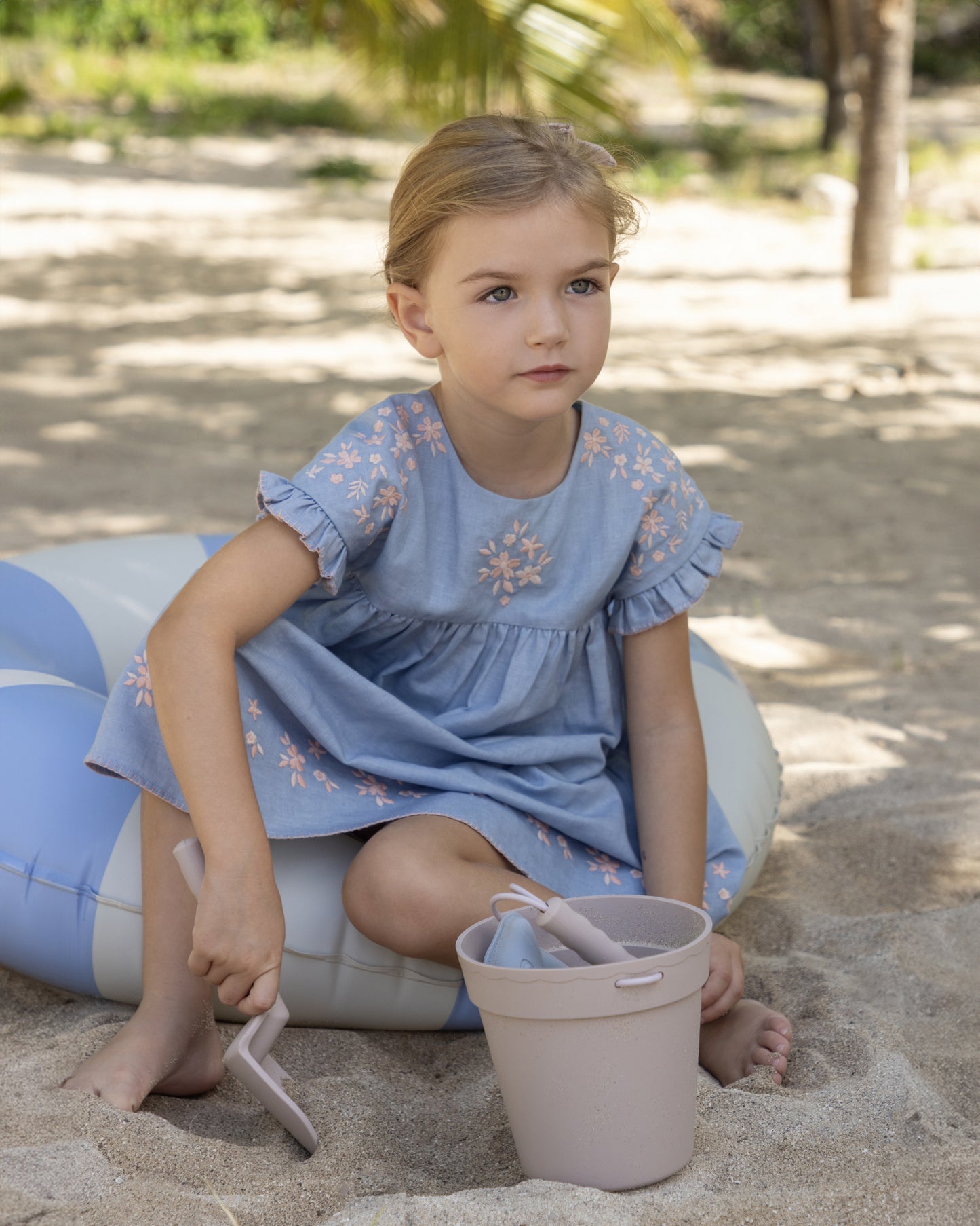 Lila Dress - Ocean Blue