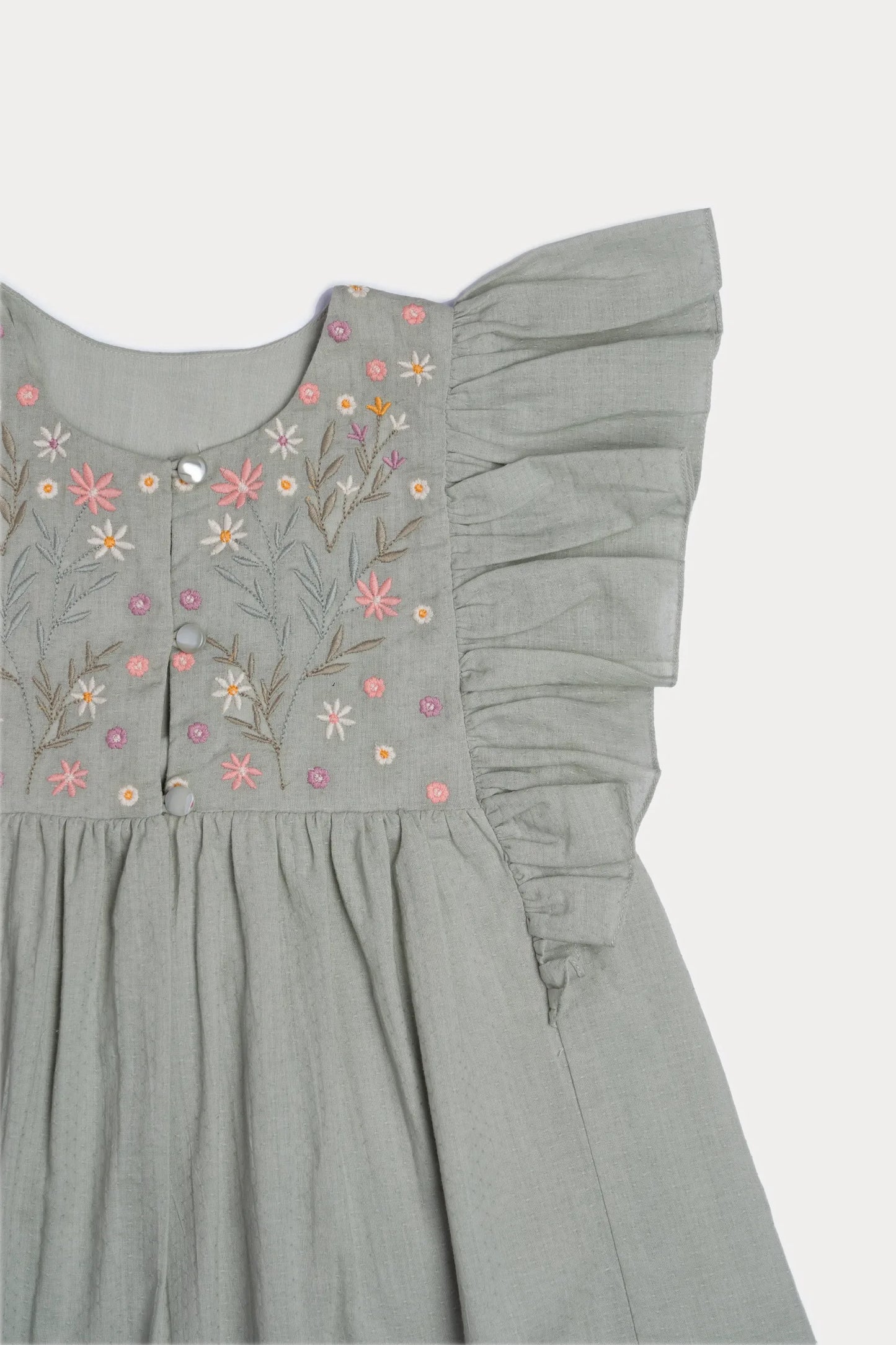 Clothilde Dress - Sage