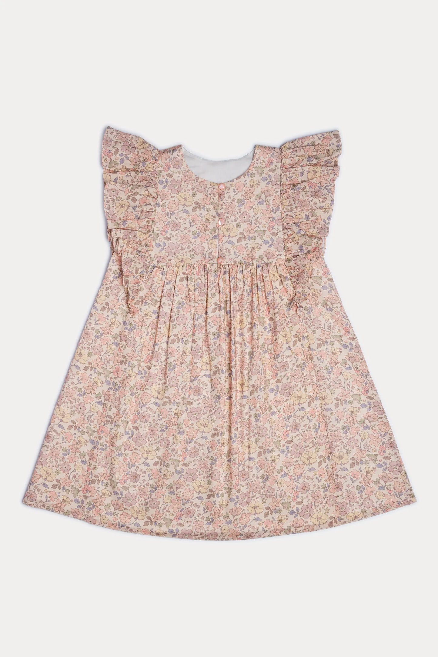 Clothilde Dress - Muted Garden Flowers