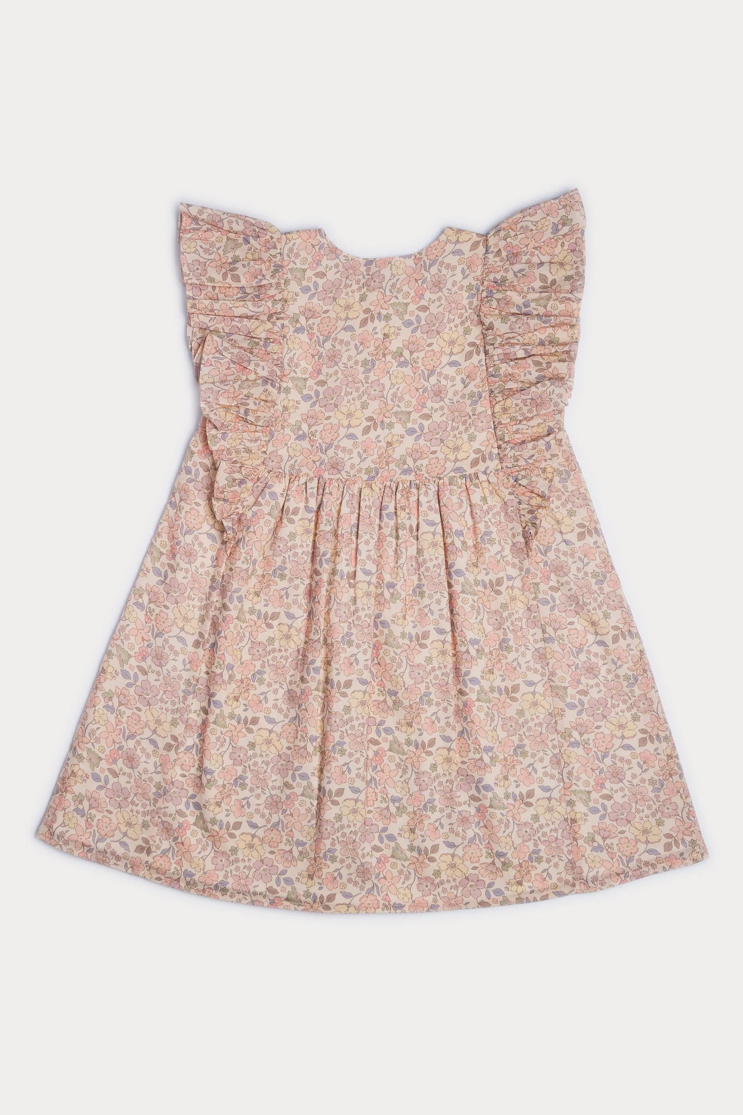 Clothilde Dress - Muted Garden Flowers