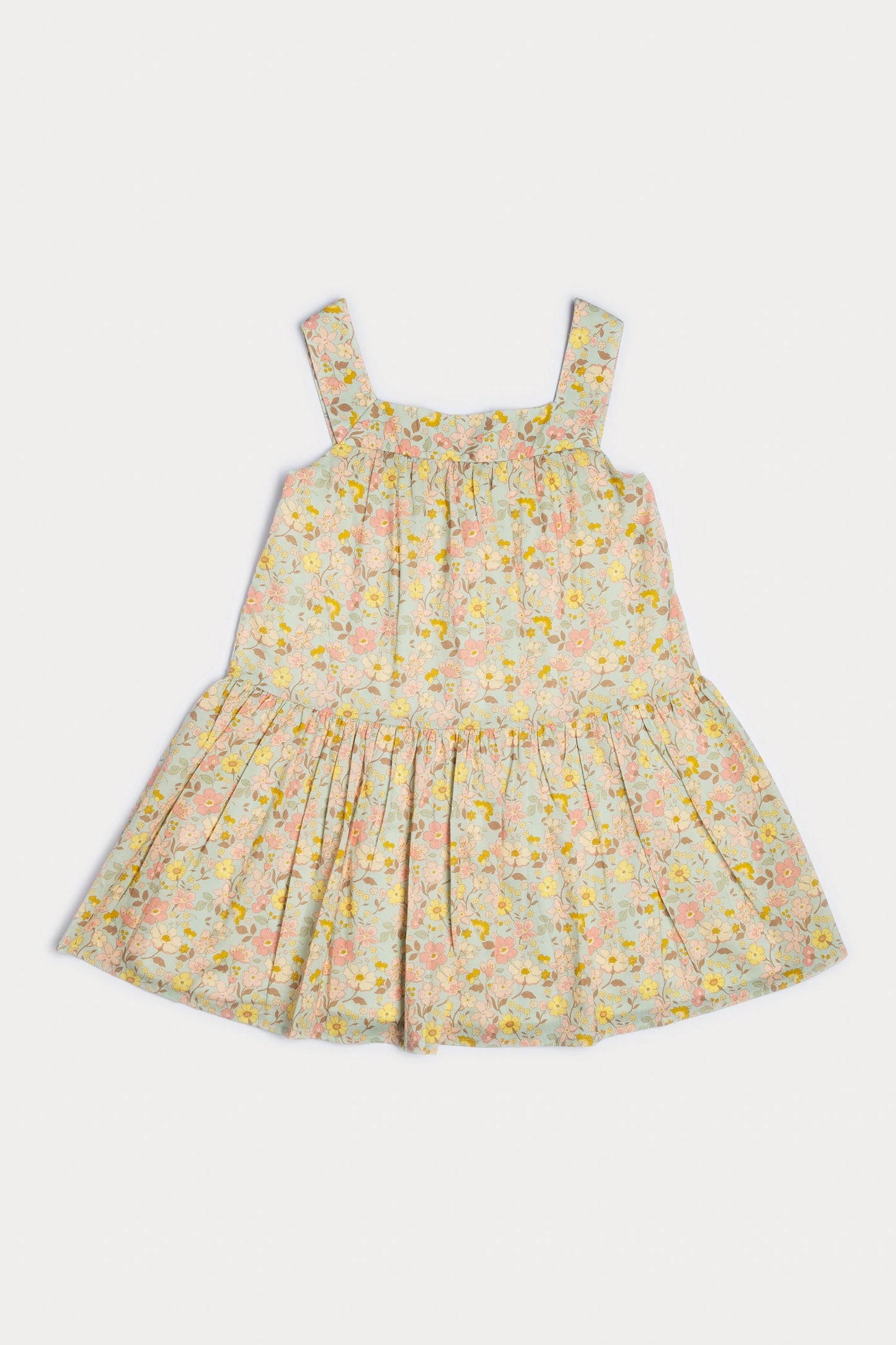 Esther Dress - Garden Flowers Printed