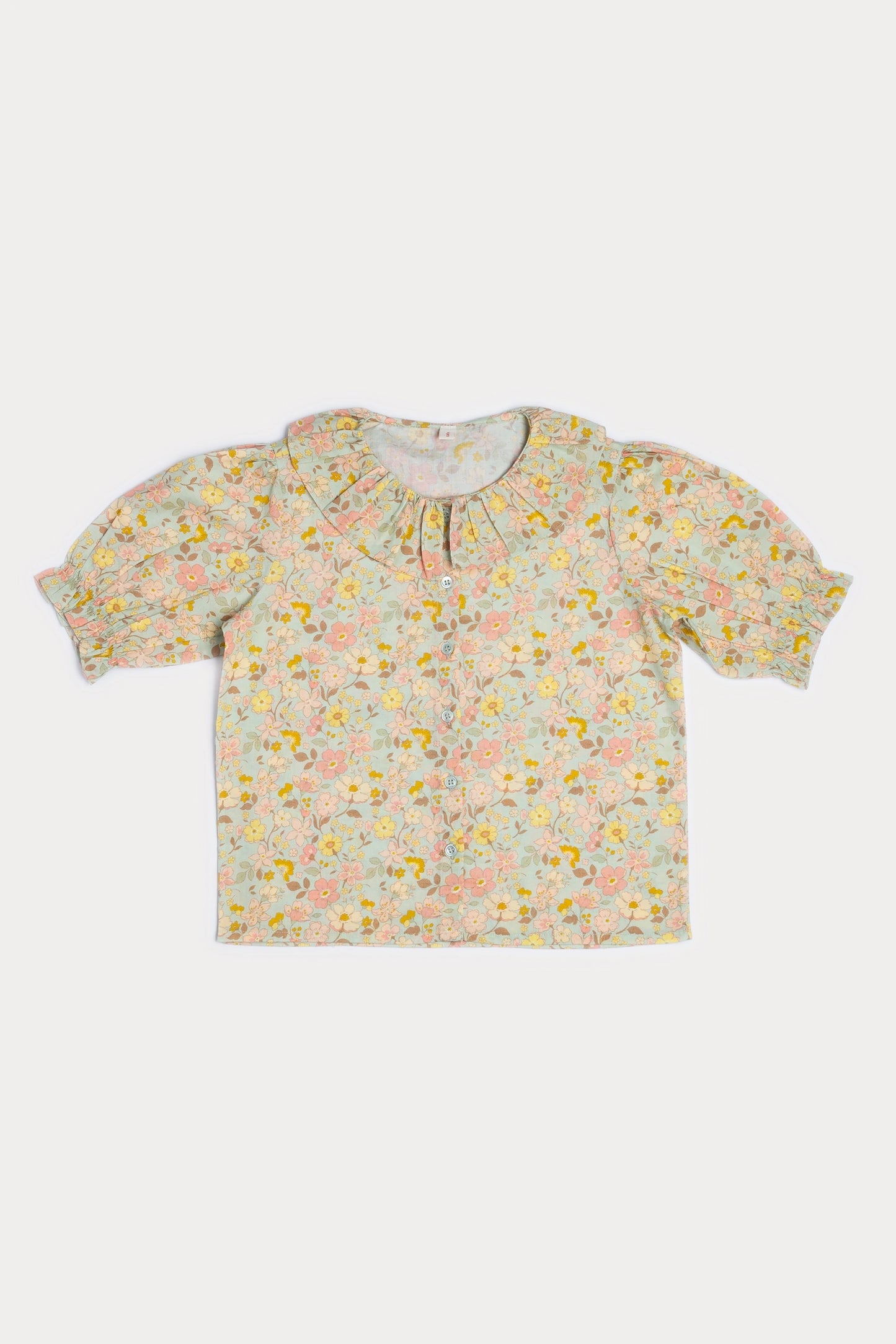 Elise Blouse - Garden Flower Printed
