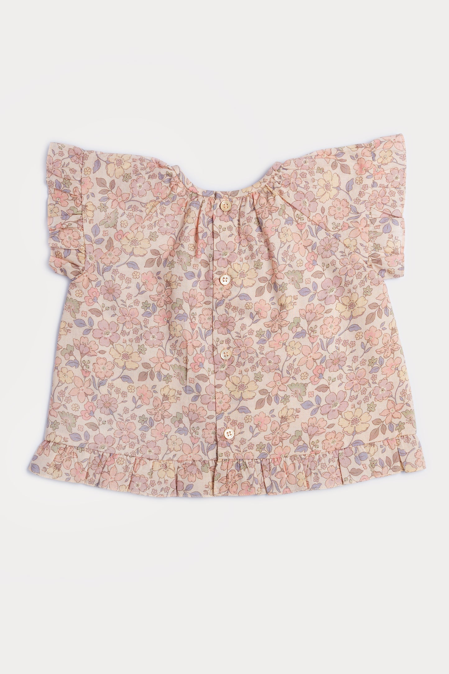 Kitty Blouse - Garden Flowers Muted
