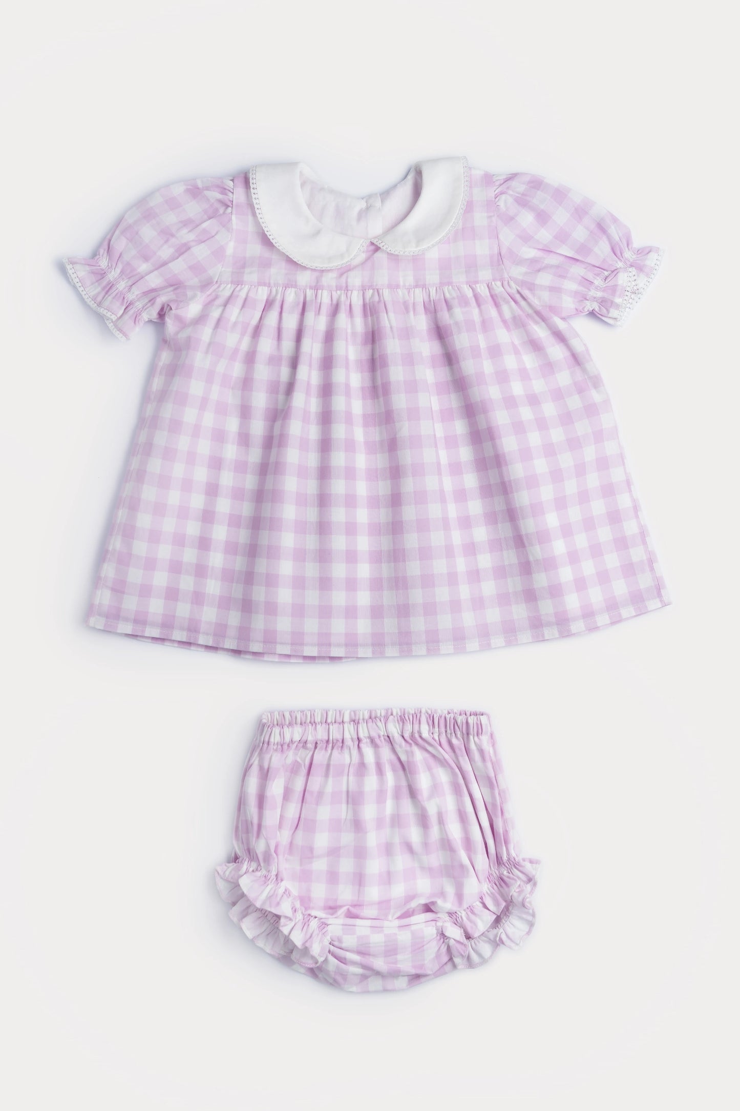 Minnie Dress- Embroidered Collar