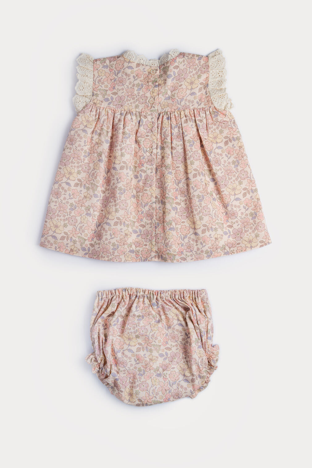 Susie Dress with Bloomers - Garden Flower Muted