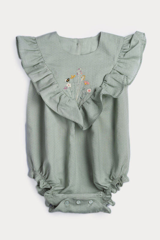 Lucy Romper - Sage