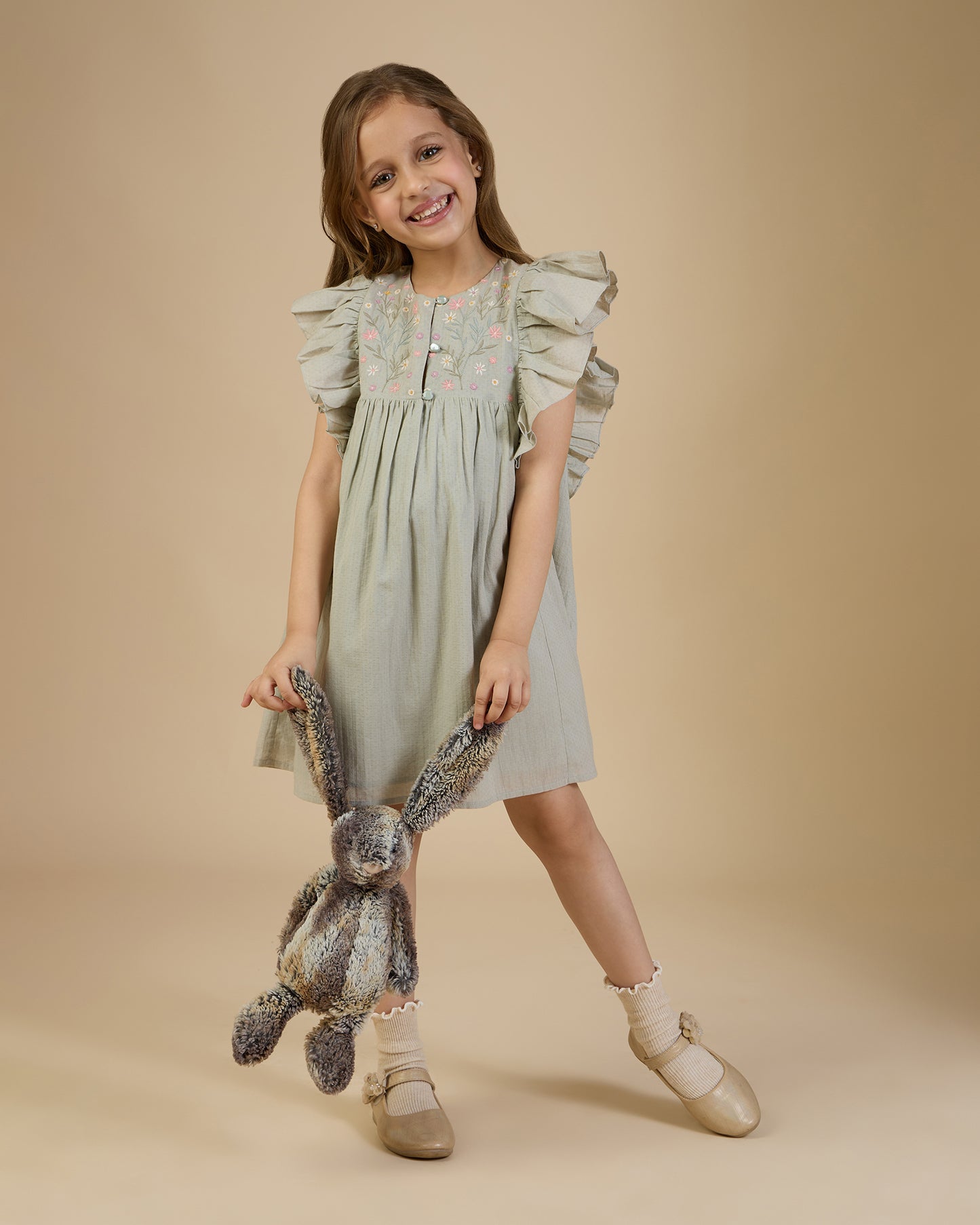 Clothilde Dress - Sage