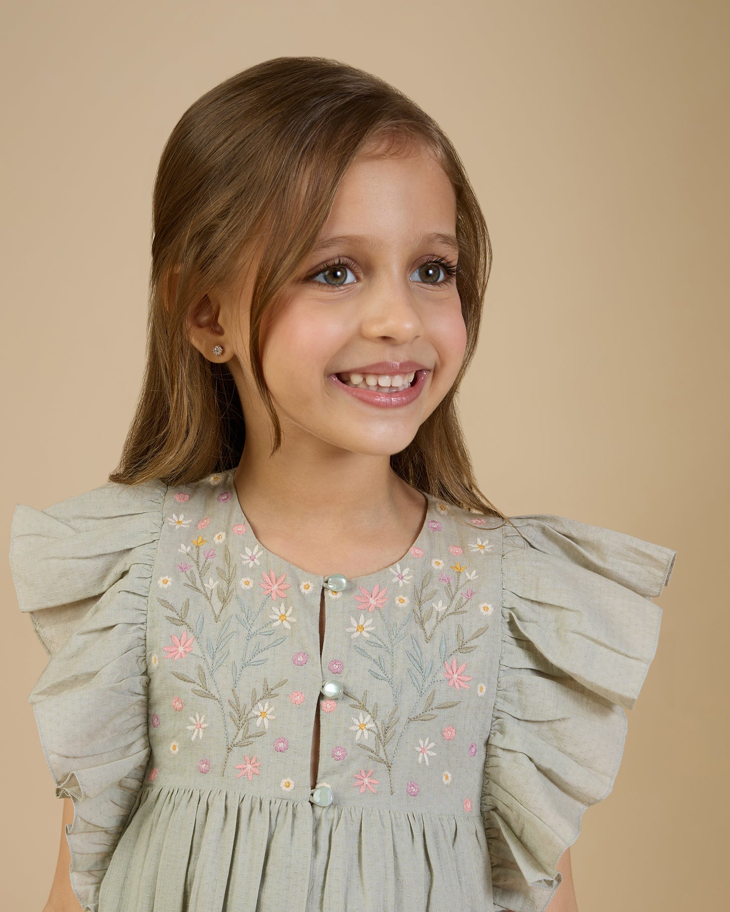 Clothilde Dress - Sage