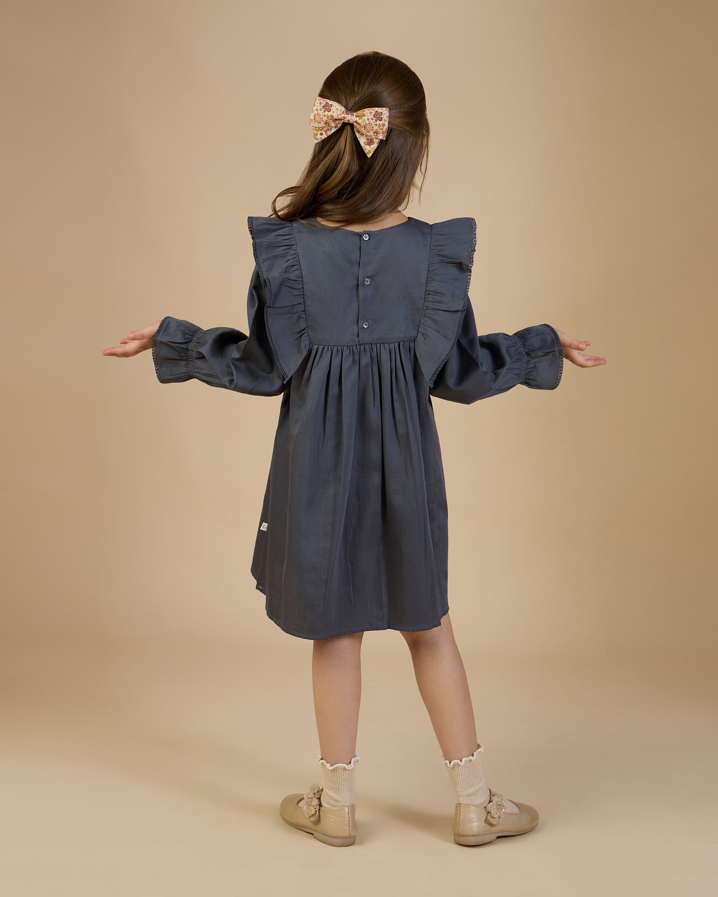 Margot Dress - Stormy Blue