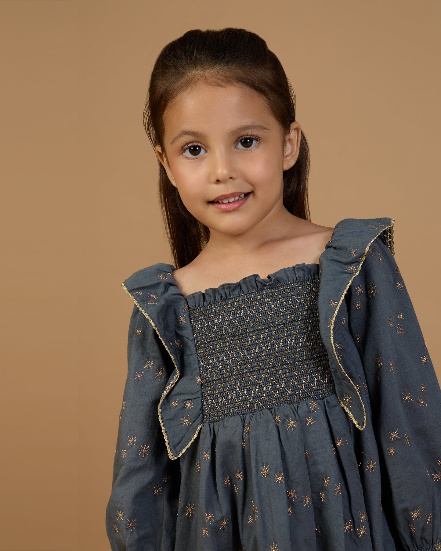 The Sofia Dress (Ceremonial)- Stormy Blue