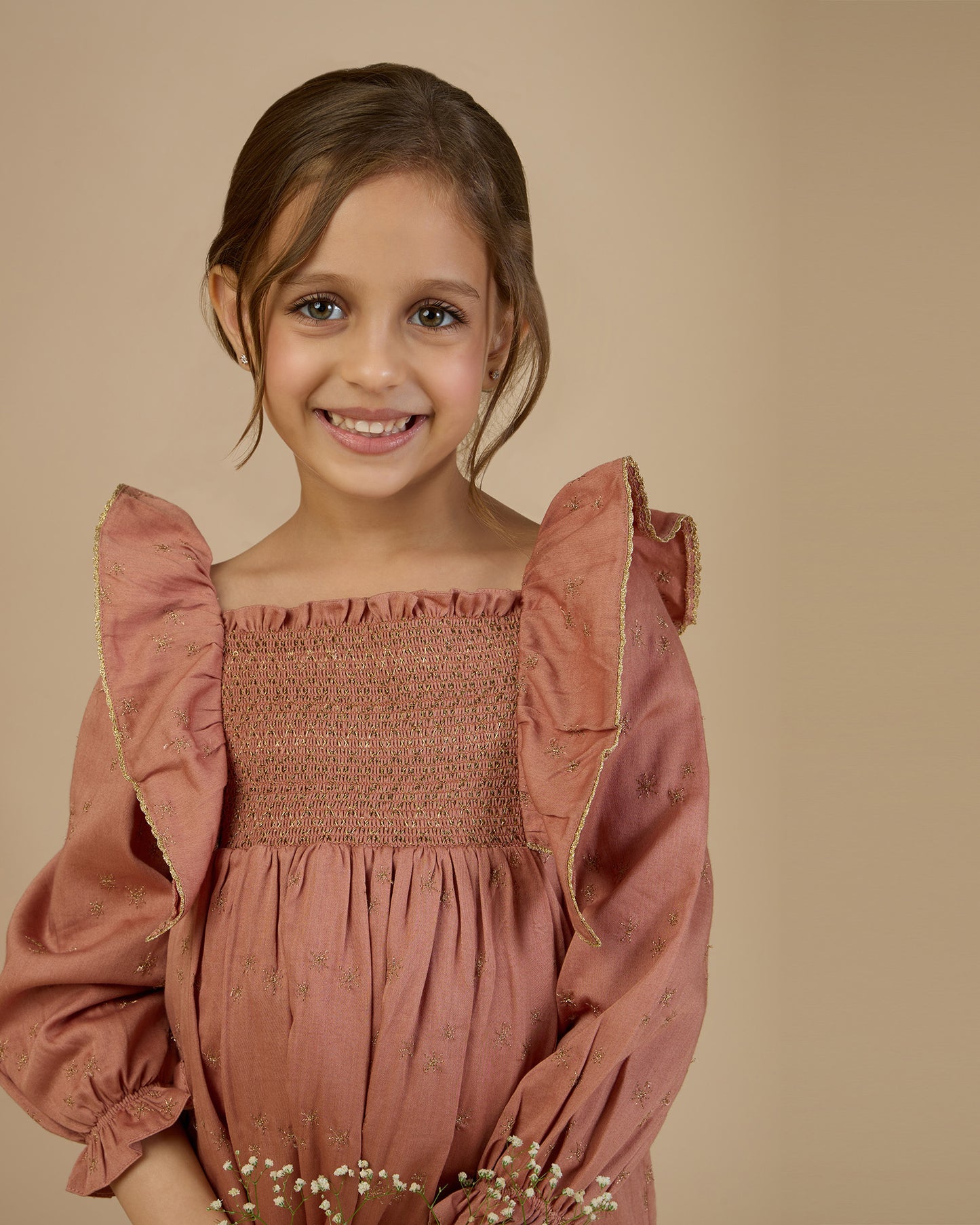 The Sofia Dress (Ceremonial)- Earthy Pink