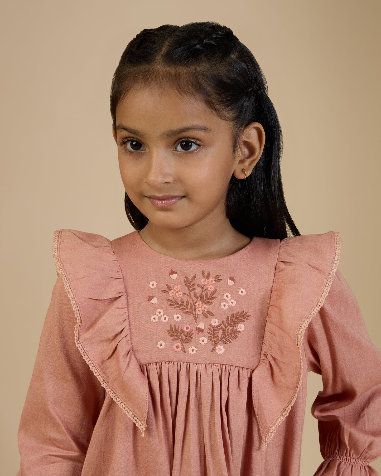 Margot Dress - Earthy Pink