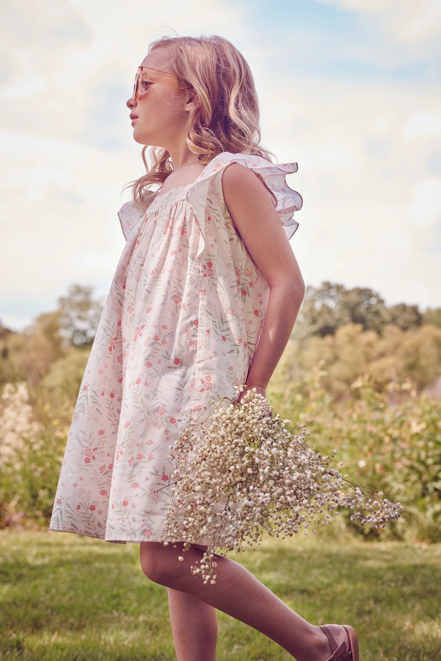 Pia Dress - Meadow Flowers Printed