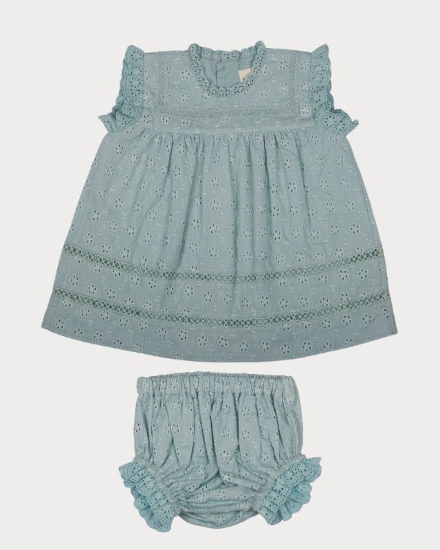 SUSIE BABY DRESS & BLOOMER - Sea Dream
