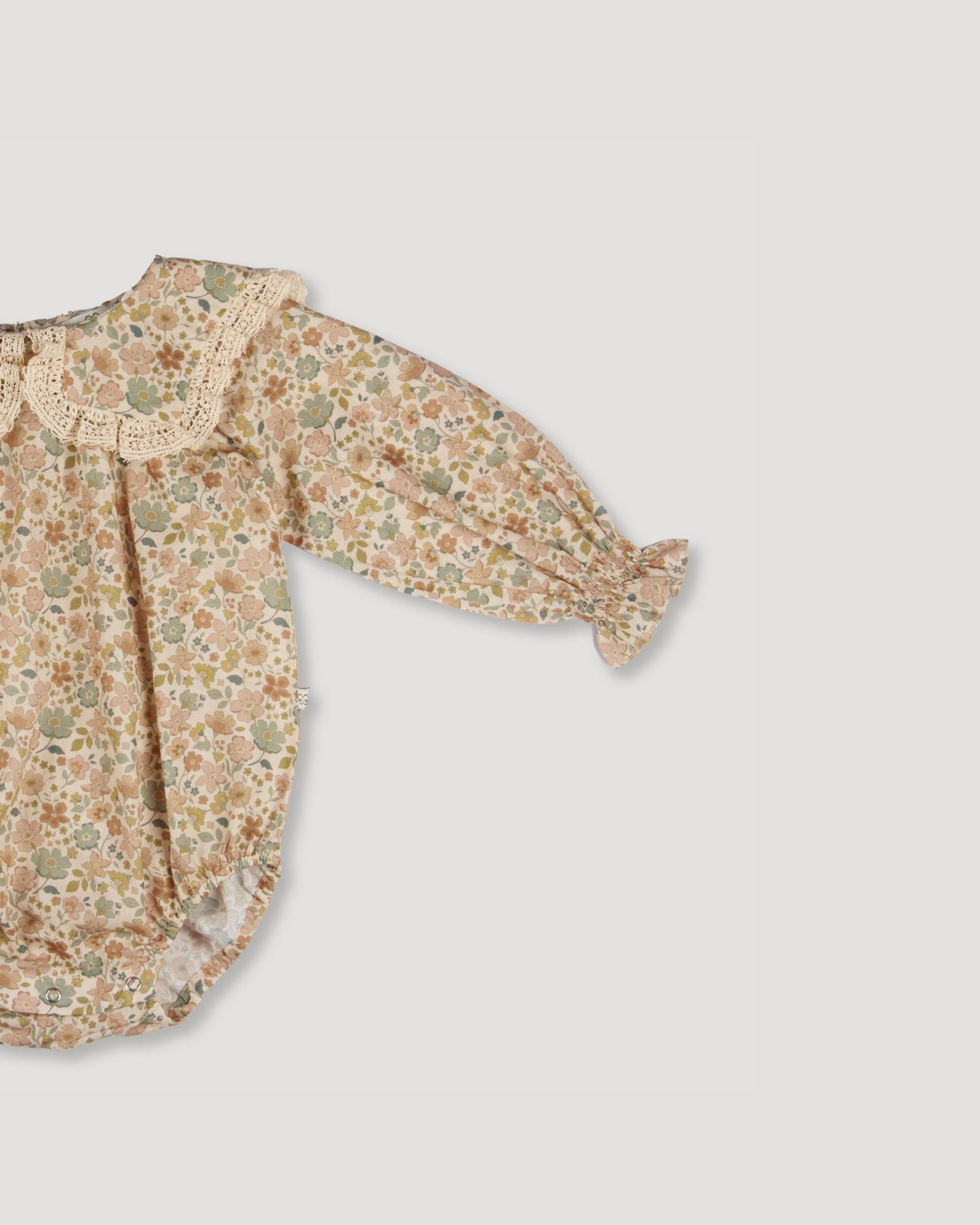 The Gladys Baby Romper - Cream