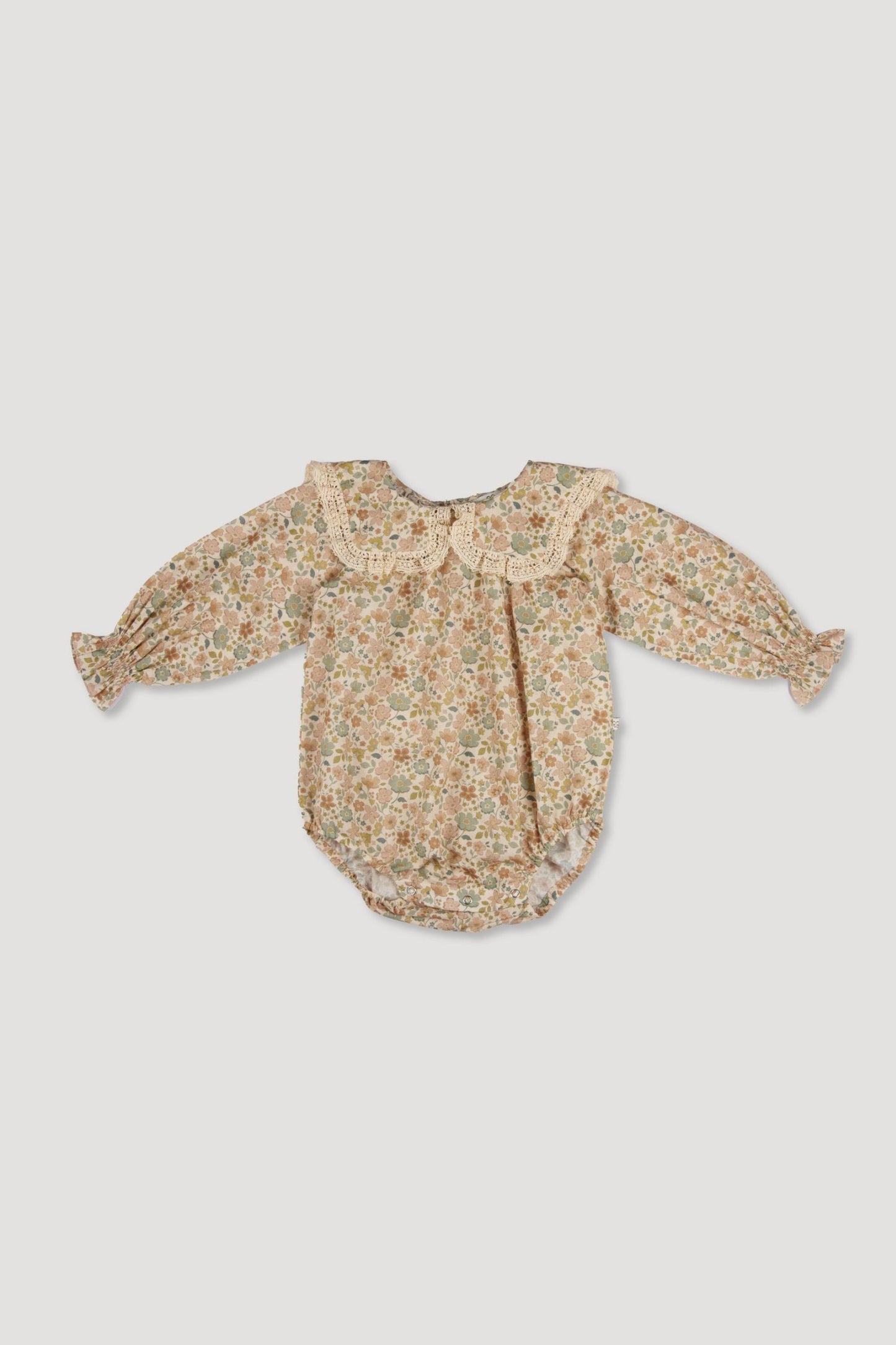The Gladys Baby Romper - Cream