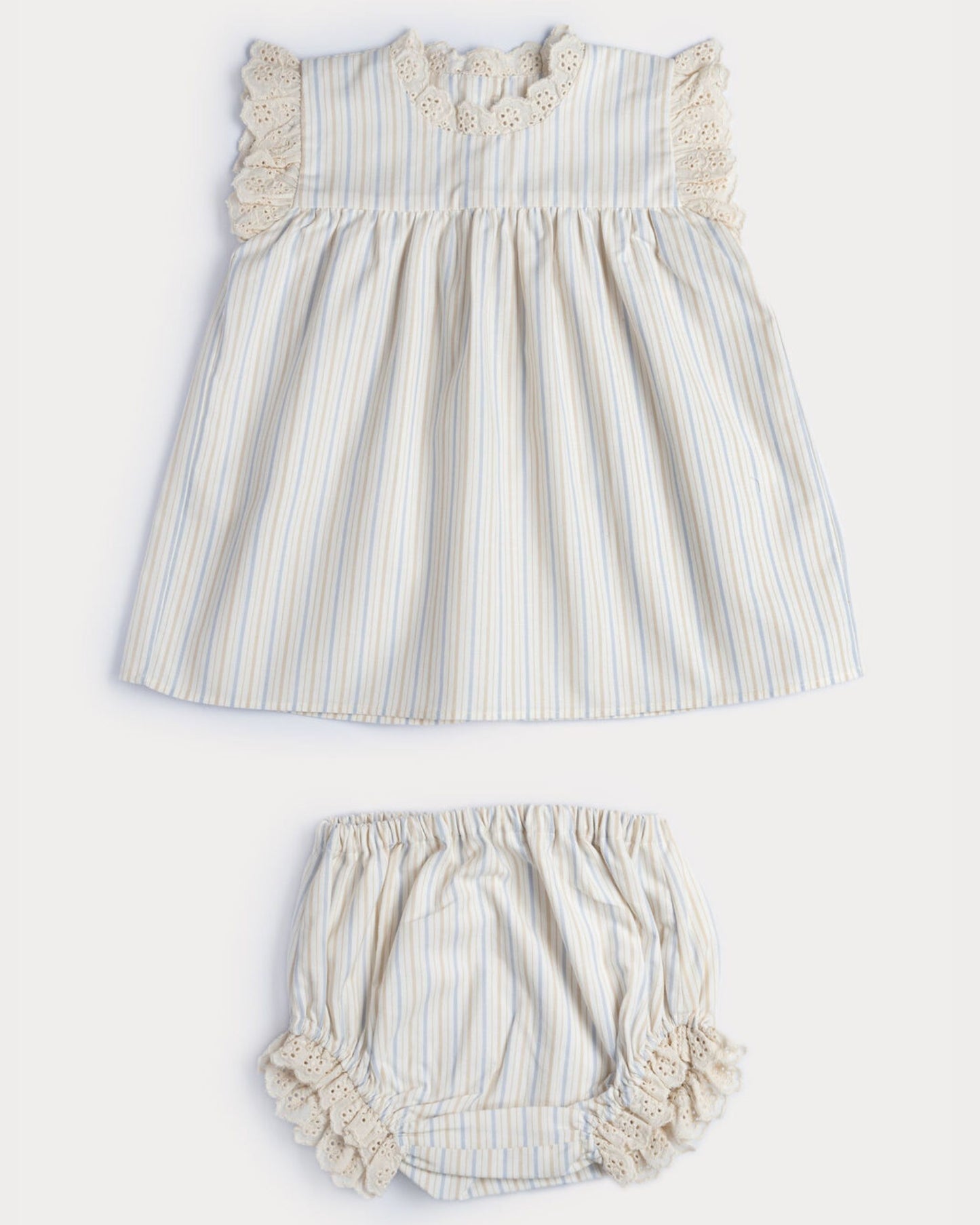 Susie Dress with Bloomers - Beige