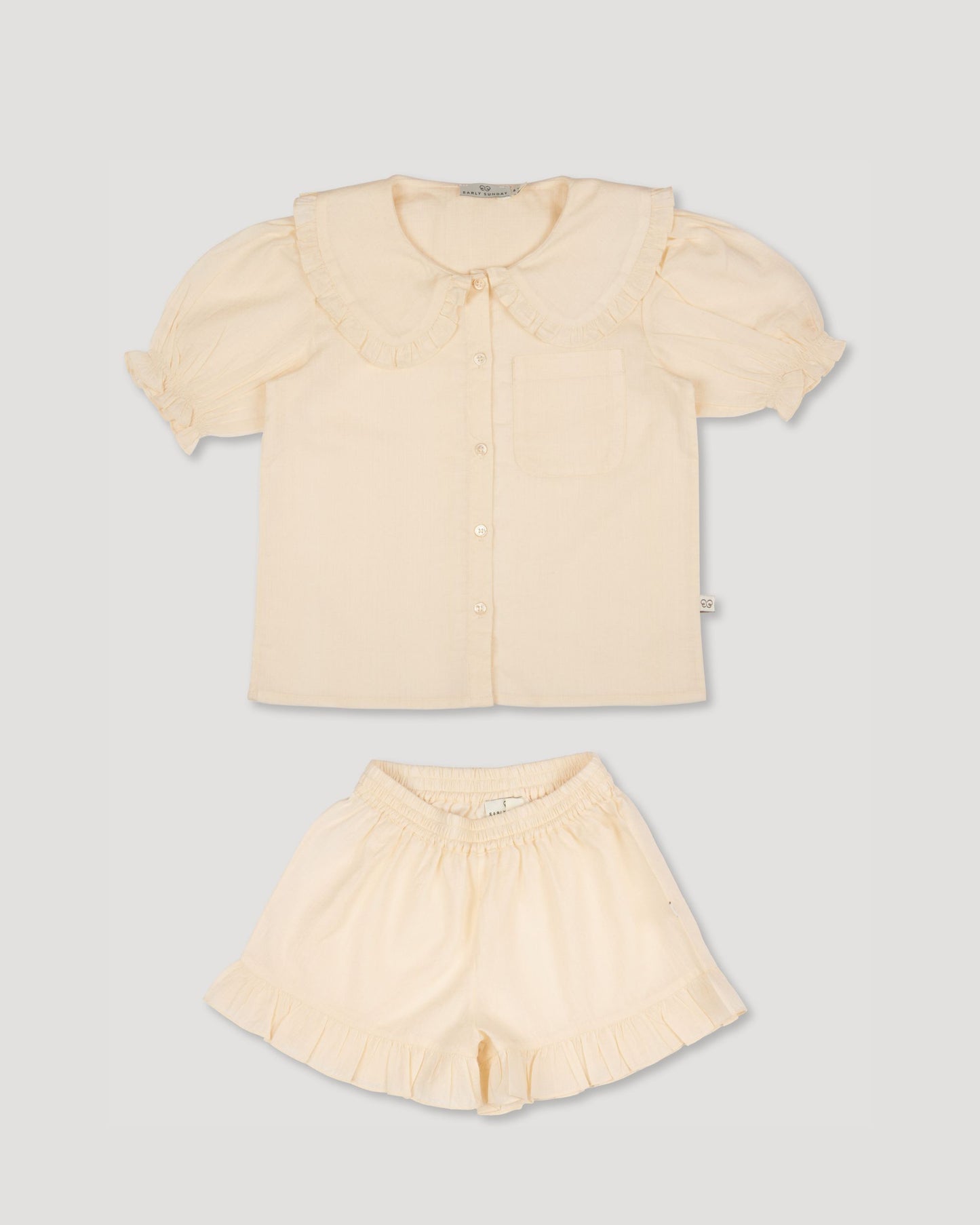 Peggy Pyiama Set - Hazelnut Cream