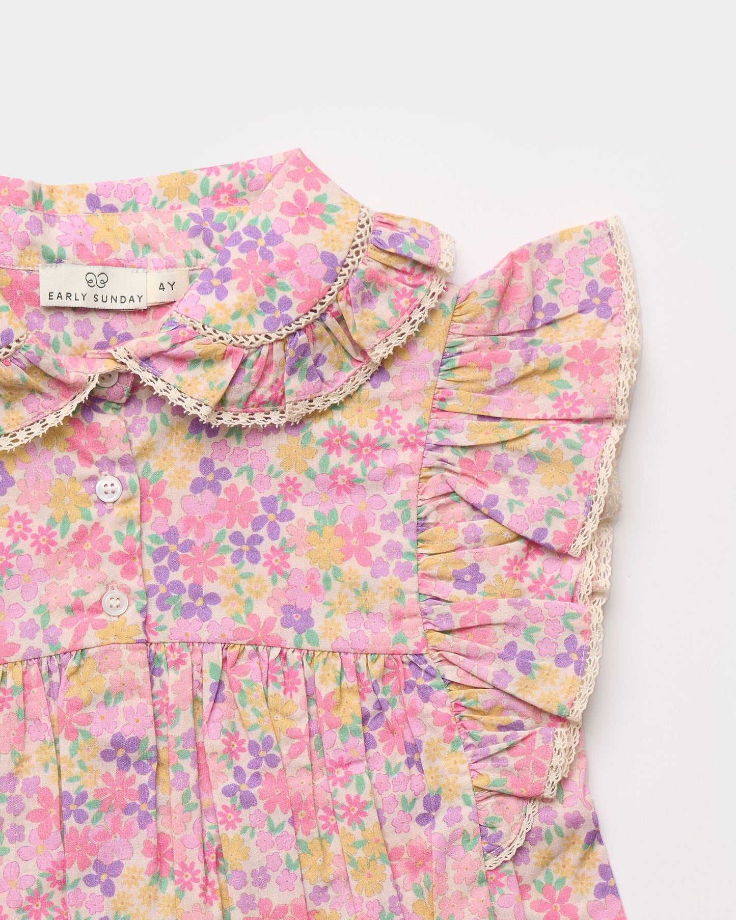 Diana Blouse - Emma Floral Purple print
