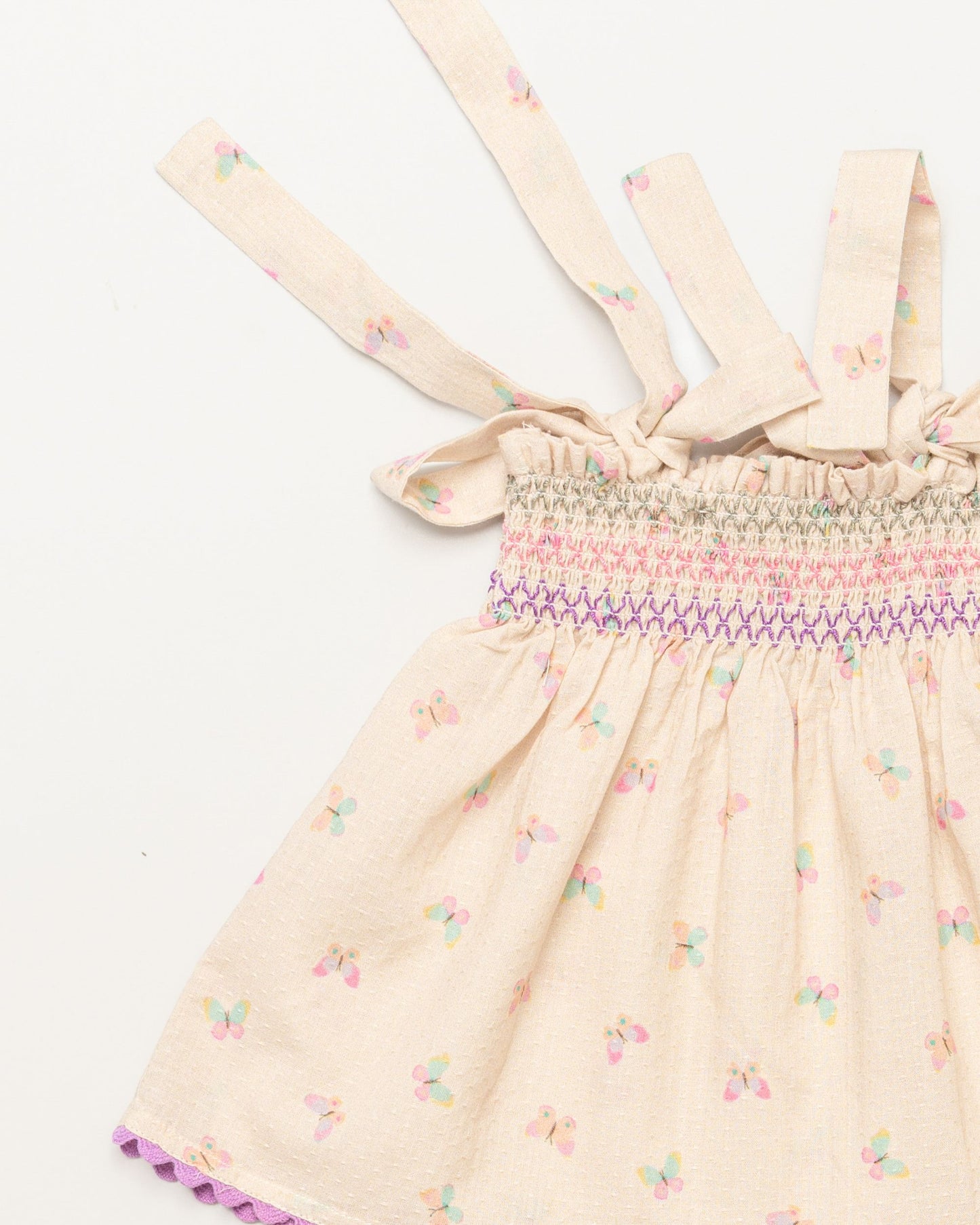 Didi Baby Smock Top & Bloomer Set - Butterflies print