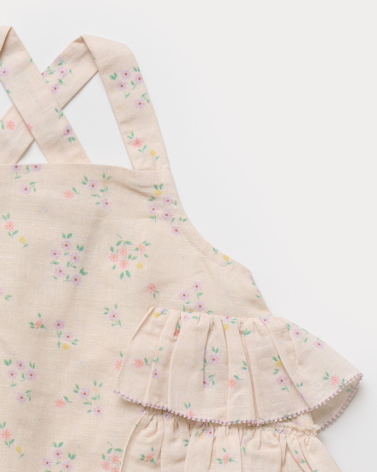 Edie Baby Romper - Painted Bouquet print