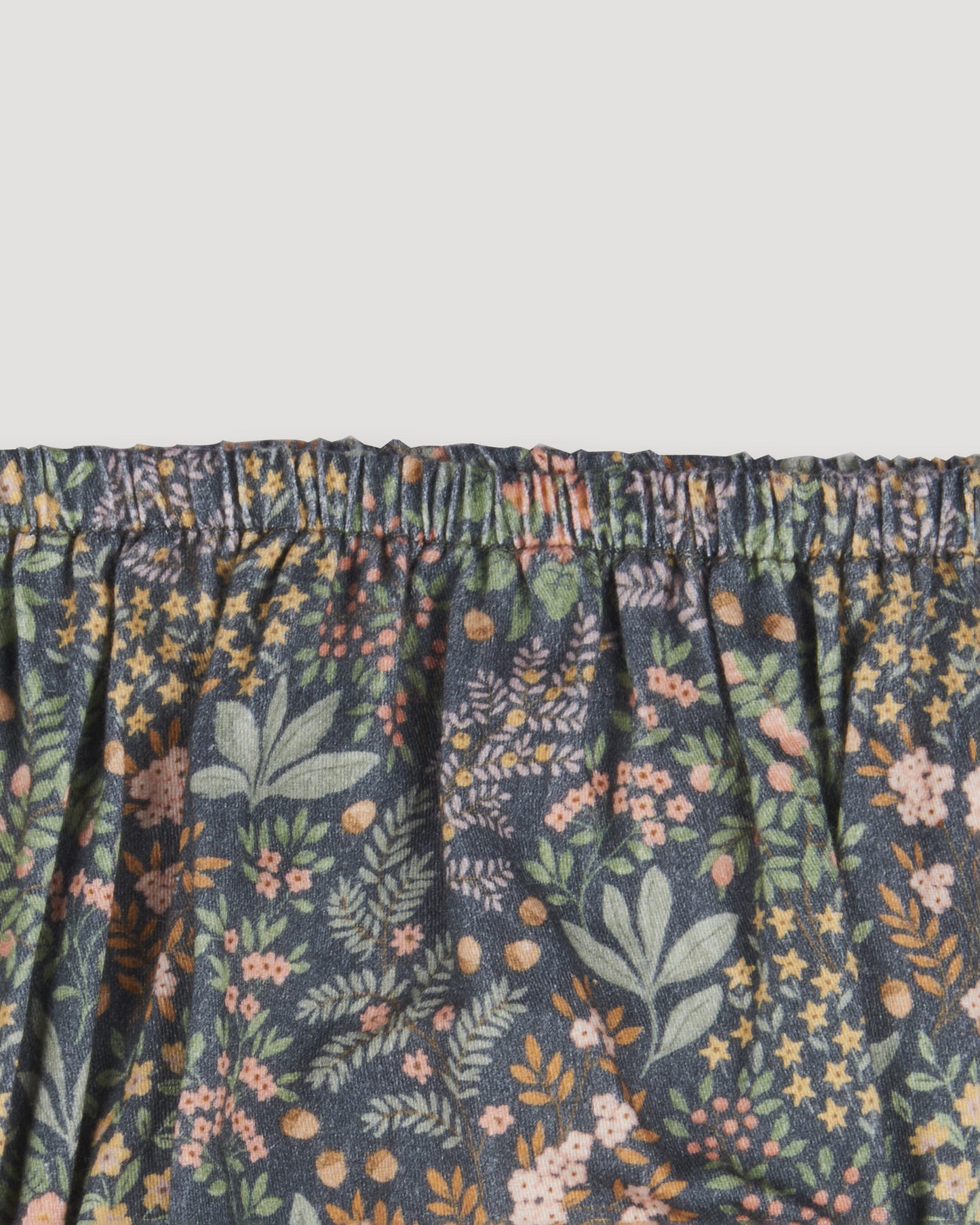 The Charlotte Baby Dress & Bloomer - Autumn Garden Greyish Blue