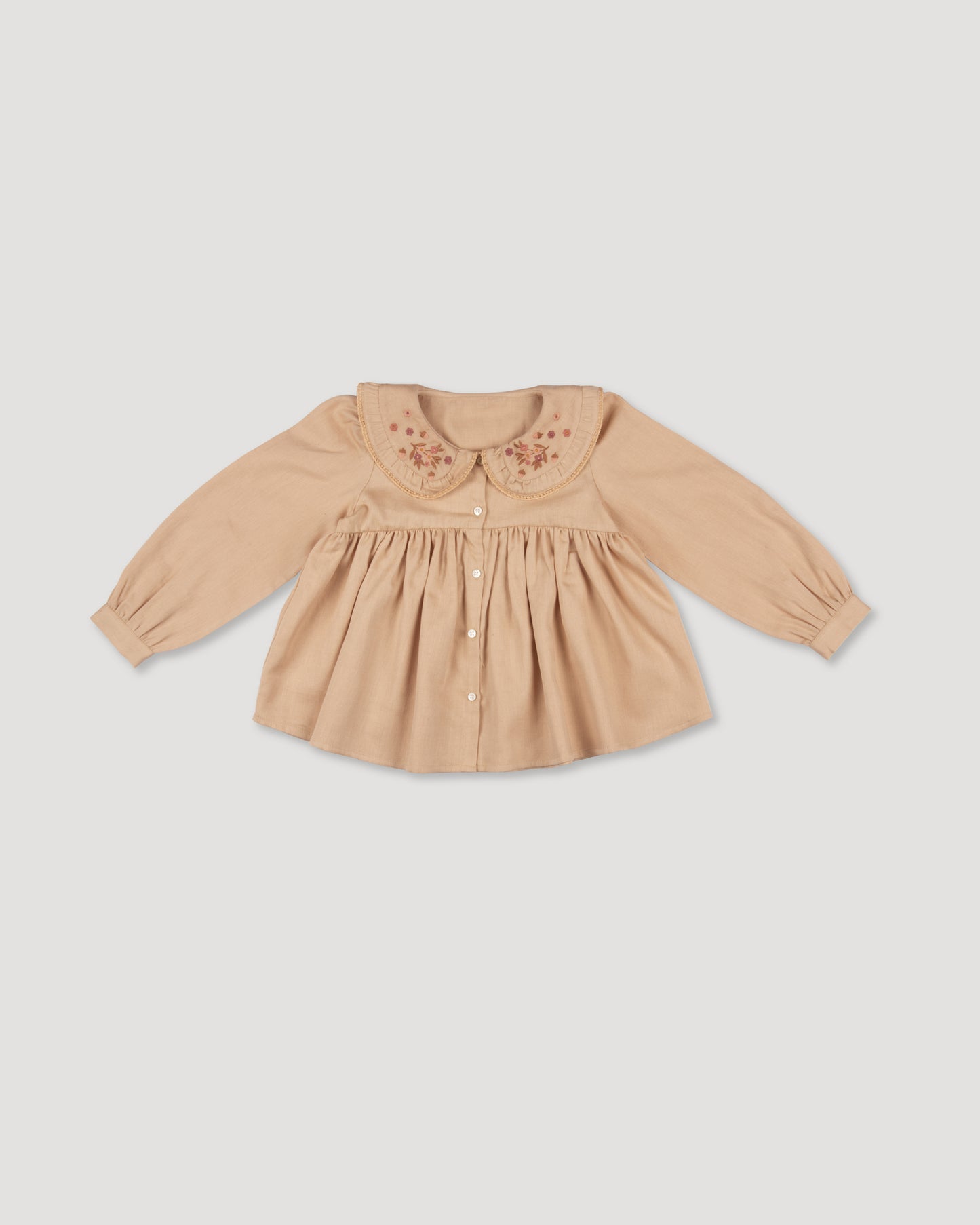 Colette Blouse- Beige
