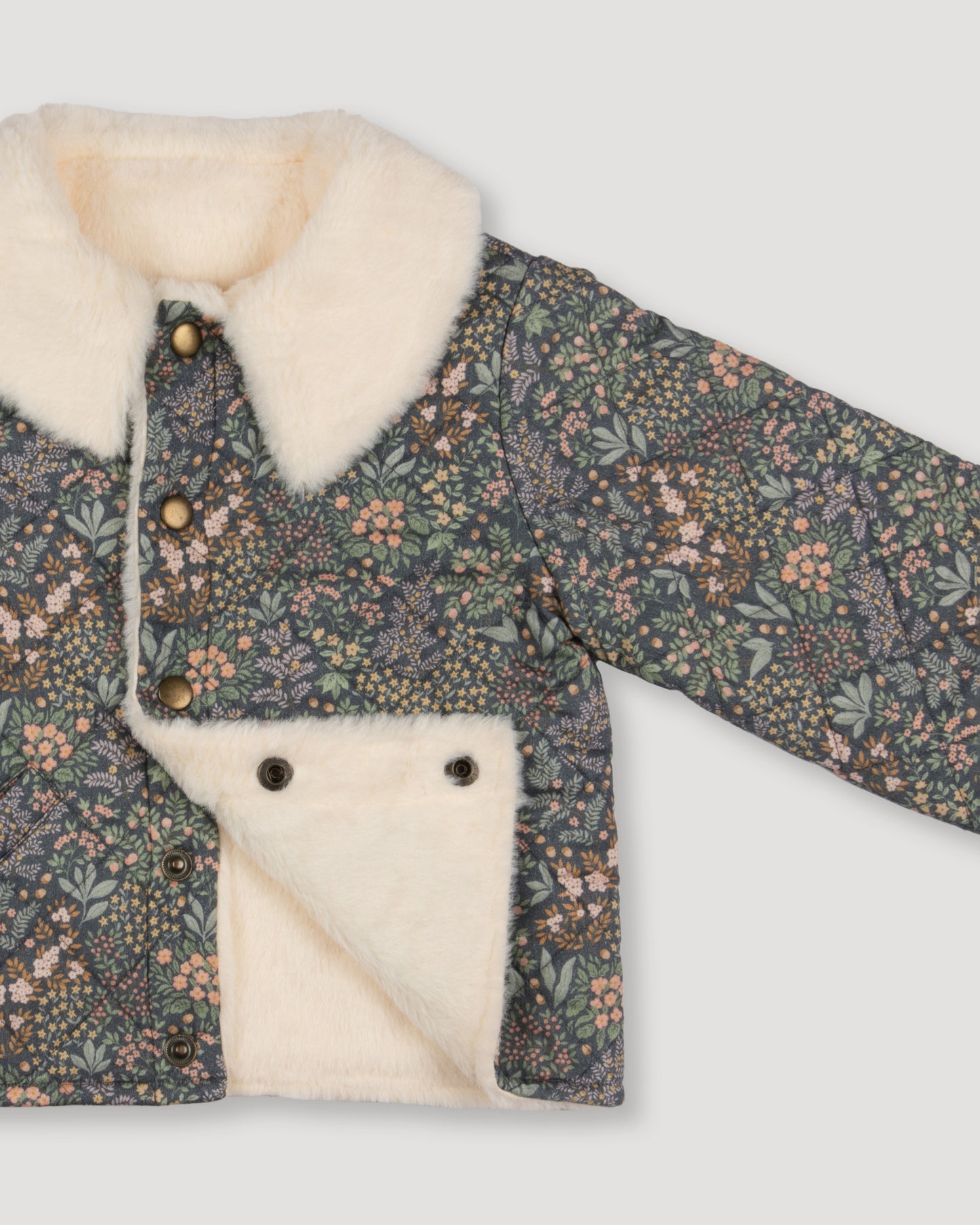 Esmee Jacket - Autumn Garden Greyish Blue
