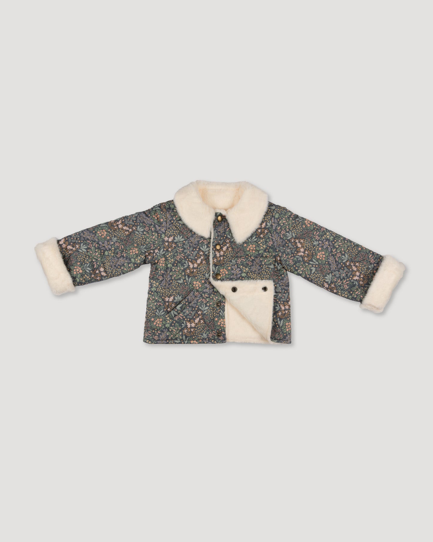Esmee Jacket - Autumn Garden Greyish Blue