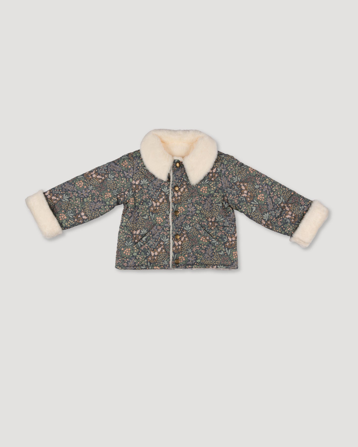 Esmee Jacket - Autumn Garden Greyish Blue