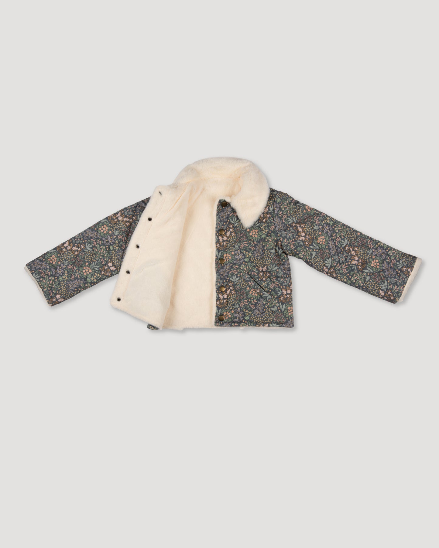 Esmee Jacket - Autumn Garden Greyish Blue