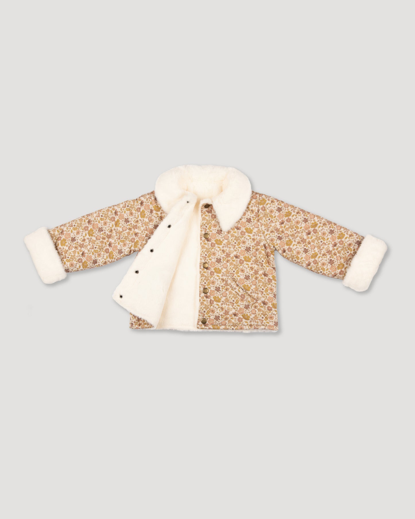 Esmee Jacket - Garden Flowers Dusty Pink