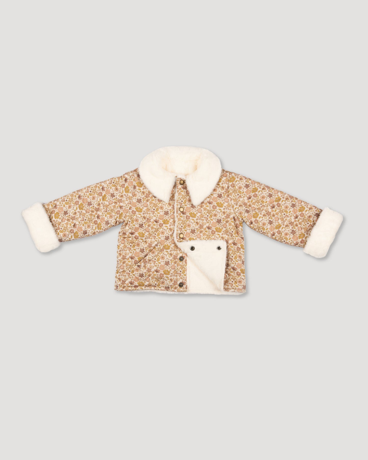 Esmee Jacket - Garden Flowers Dusty Pink