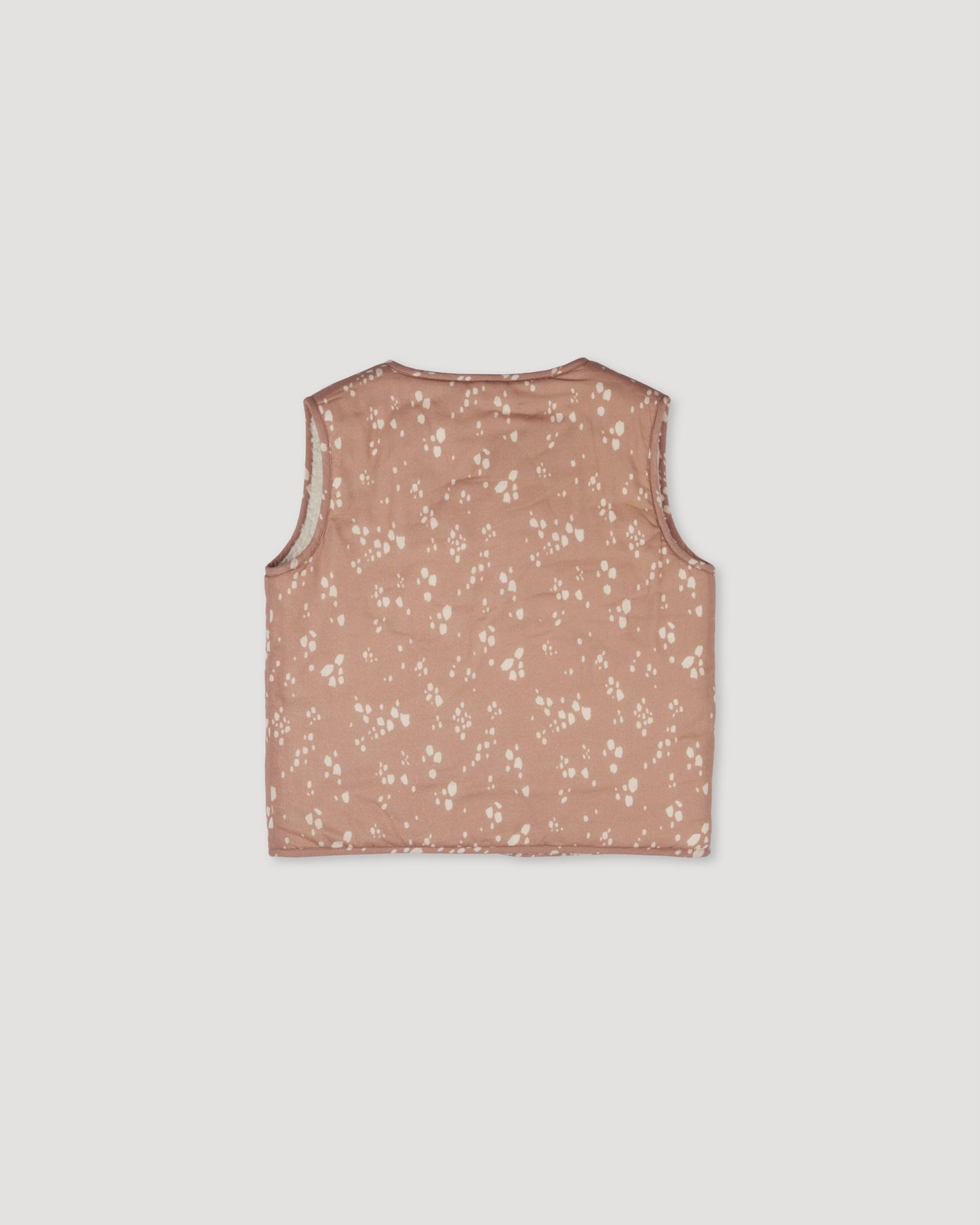 Lou Reversible Quilted Jacket - Pinkish Brown