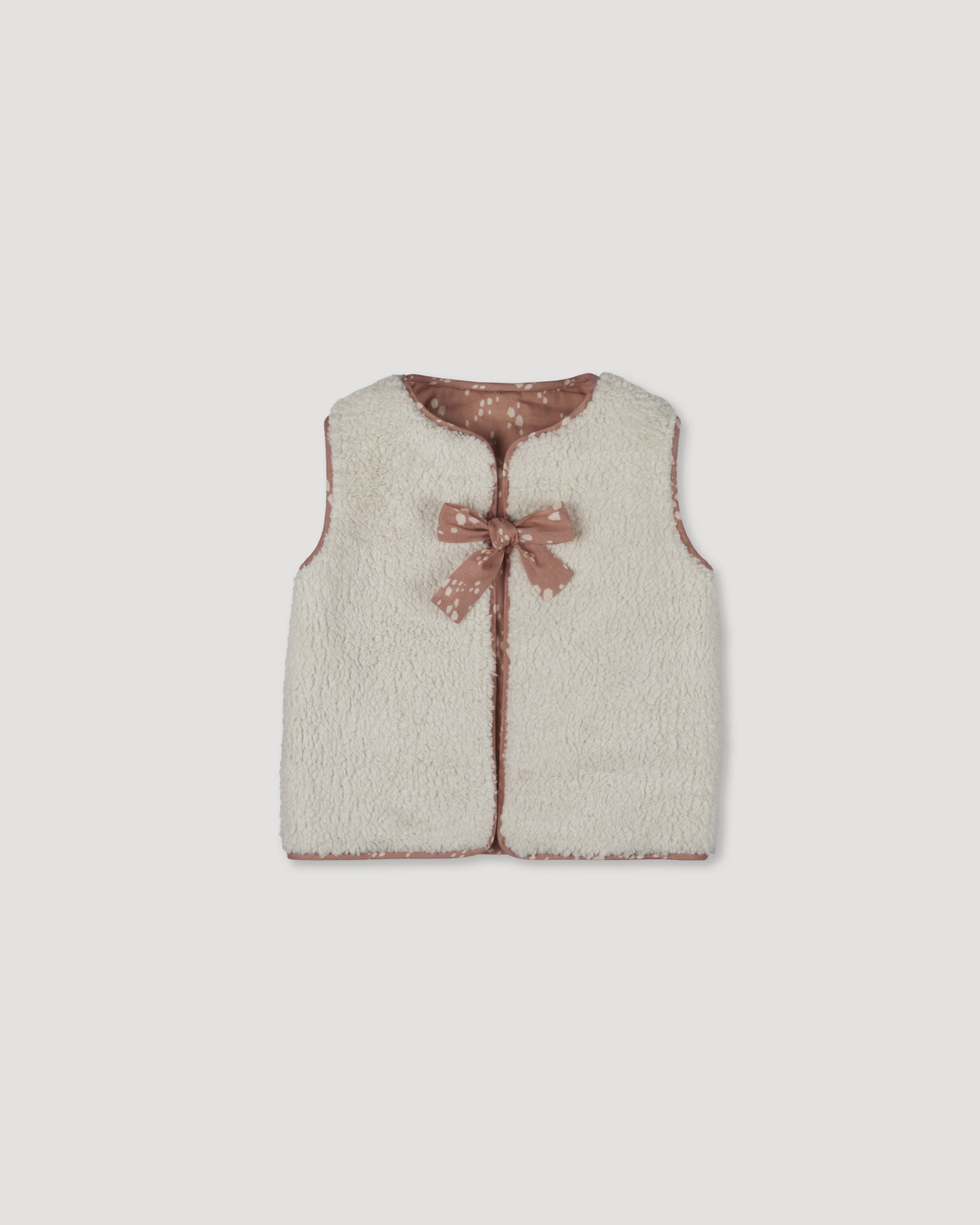 Lou Reversible Quilted Jacket - Pinkish Brown