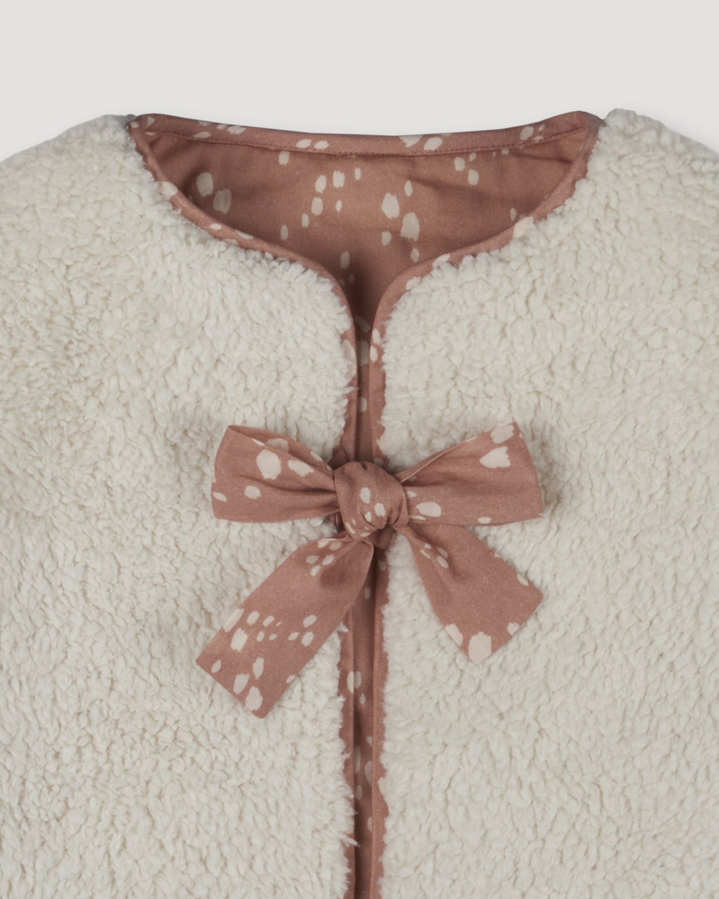 Lou Reversible Quilted Jacket - Pinkish Brown