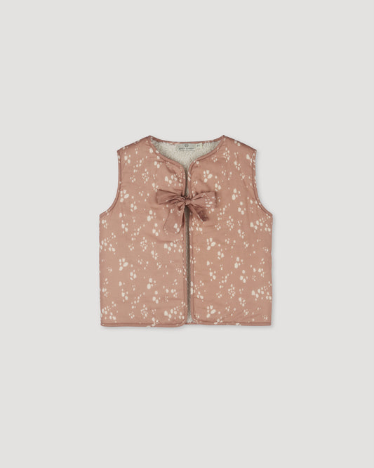 Lou Reversible Quilted Jacket - Pinkish Brown