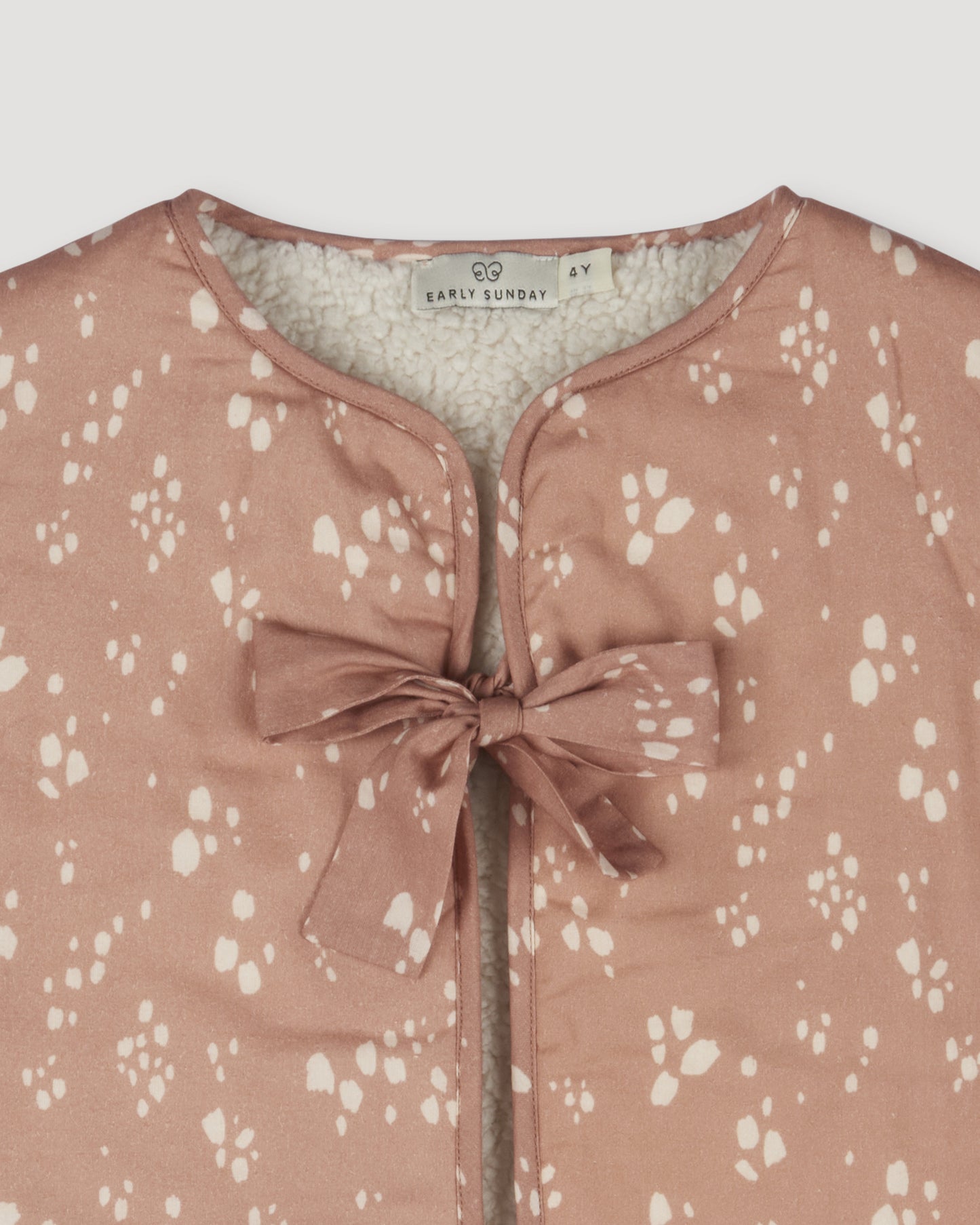 Lou Reversible Quilted Jacket - Pinkish Brown