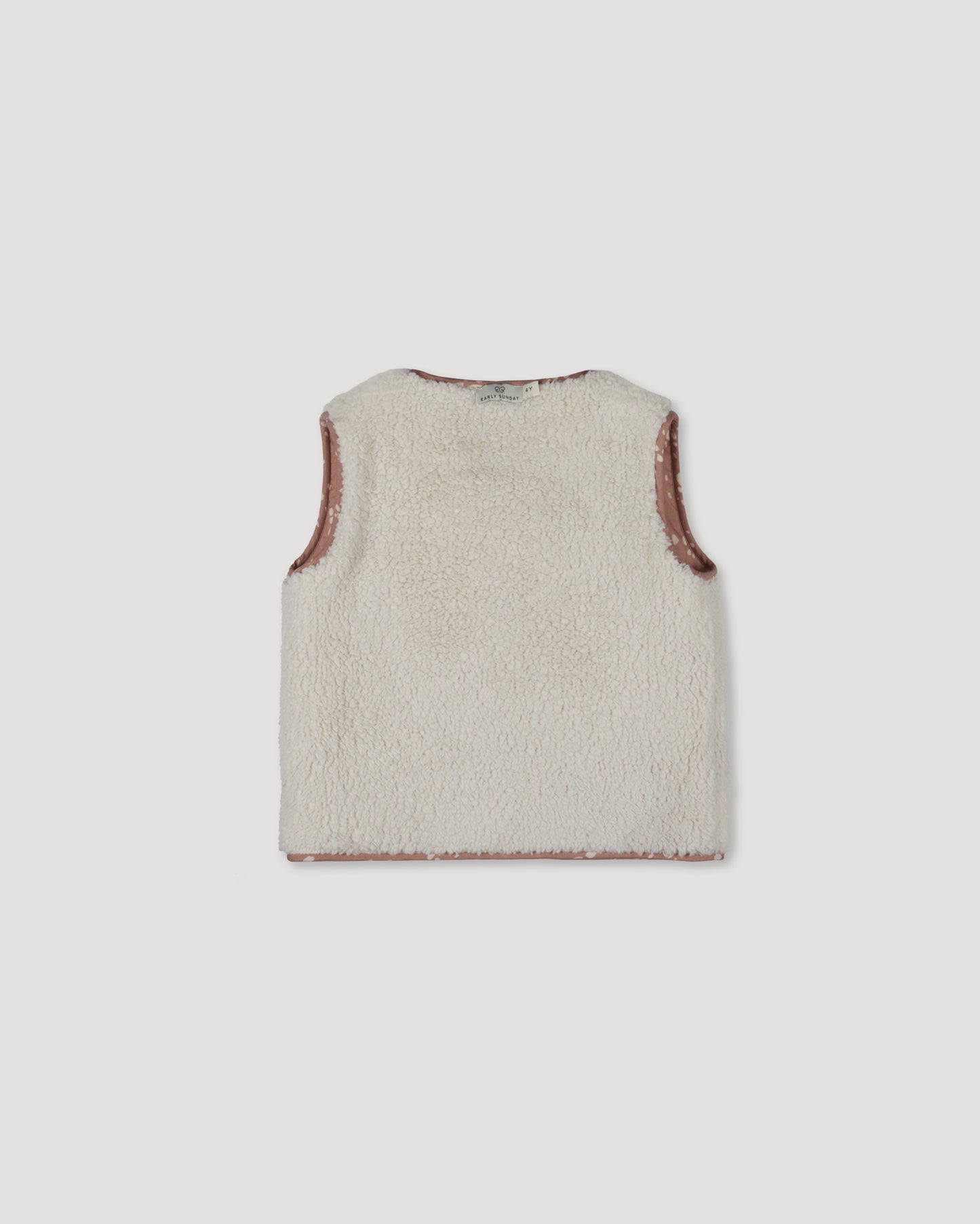 Lou Reversible Quilted Jacket - Pinkish Brown