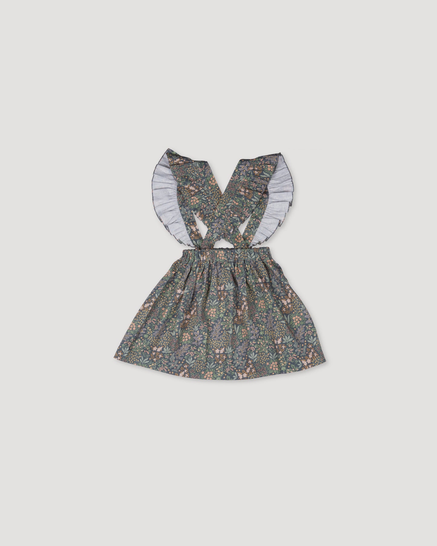 Selma Skirt - Autumn Garden Greyish Blue