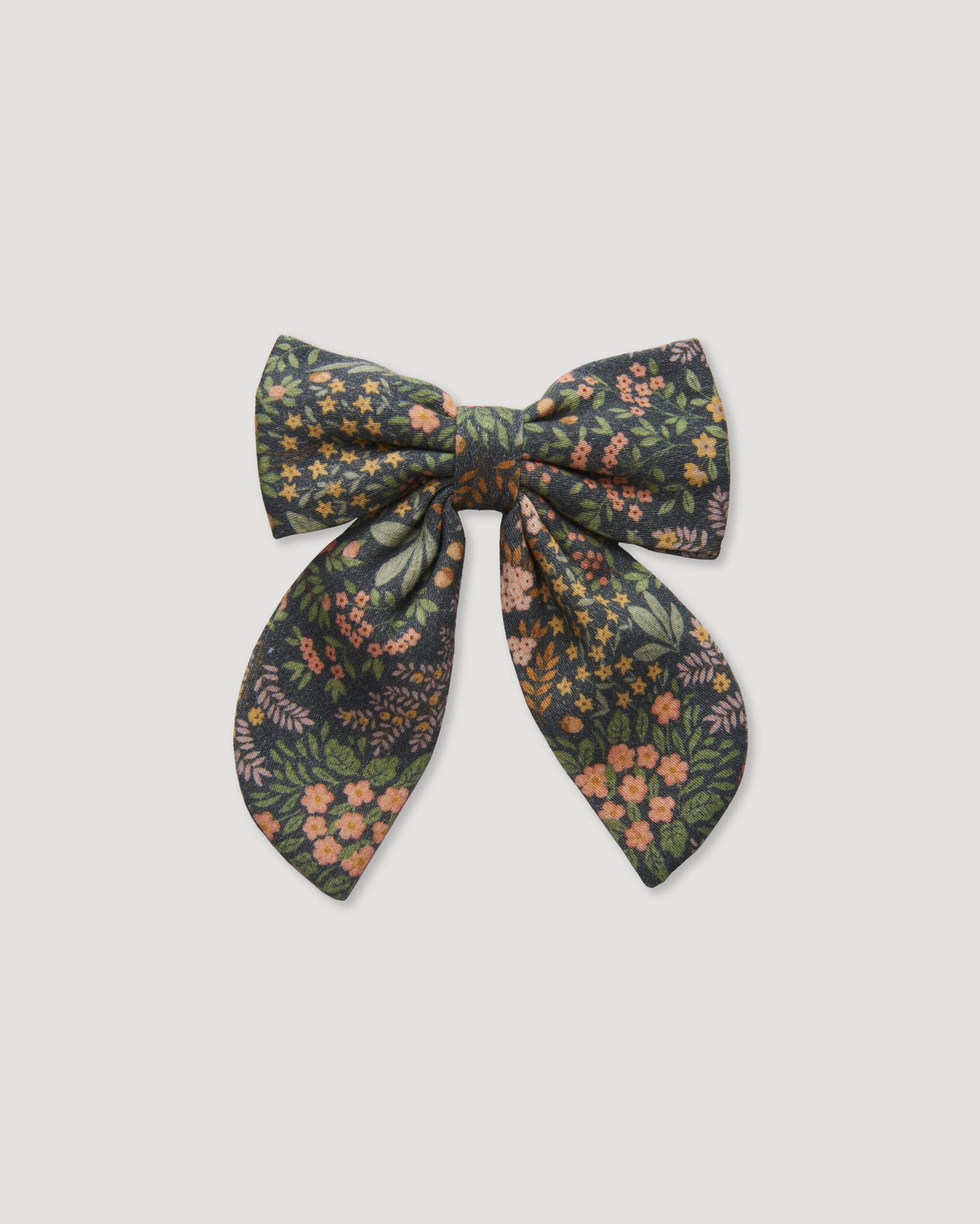 Audrey clip- Autumn Garden Greyish Blue