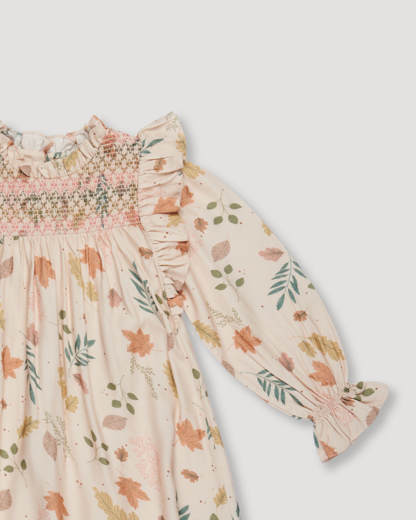Yse Dress - Falling Leaves Beige