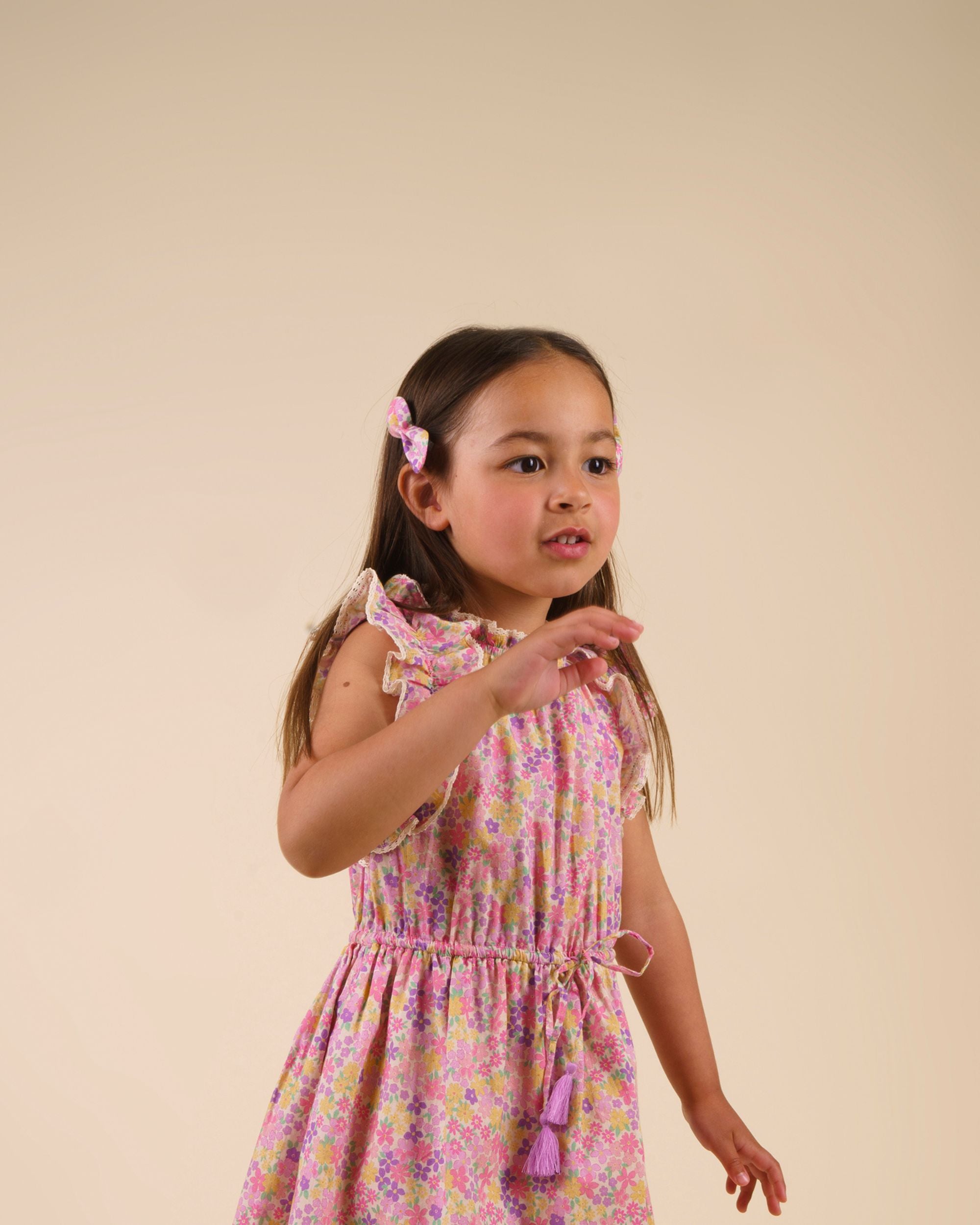 Penelope Clip - Emma Floral Purple Early Sunday Penelope Clip - Emma Floral Purple Early Sunday