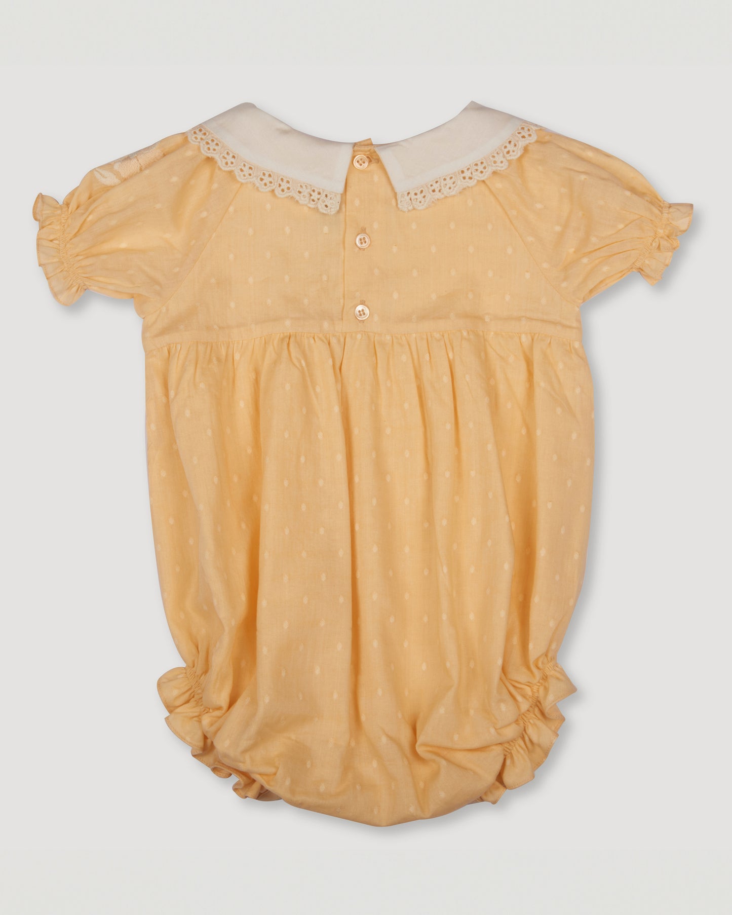 Matilda Baby Bubble Romper - Vanilla