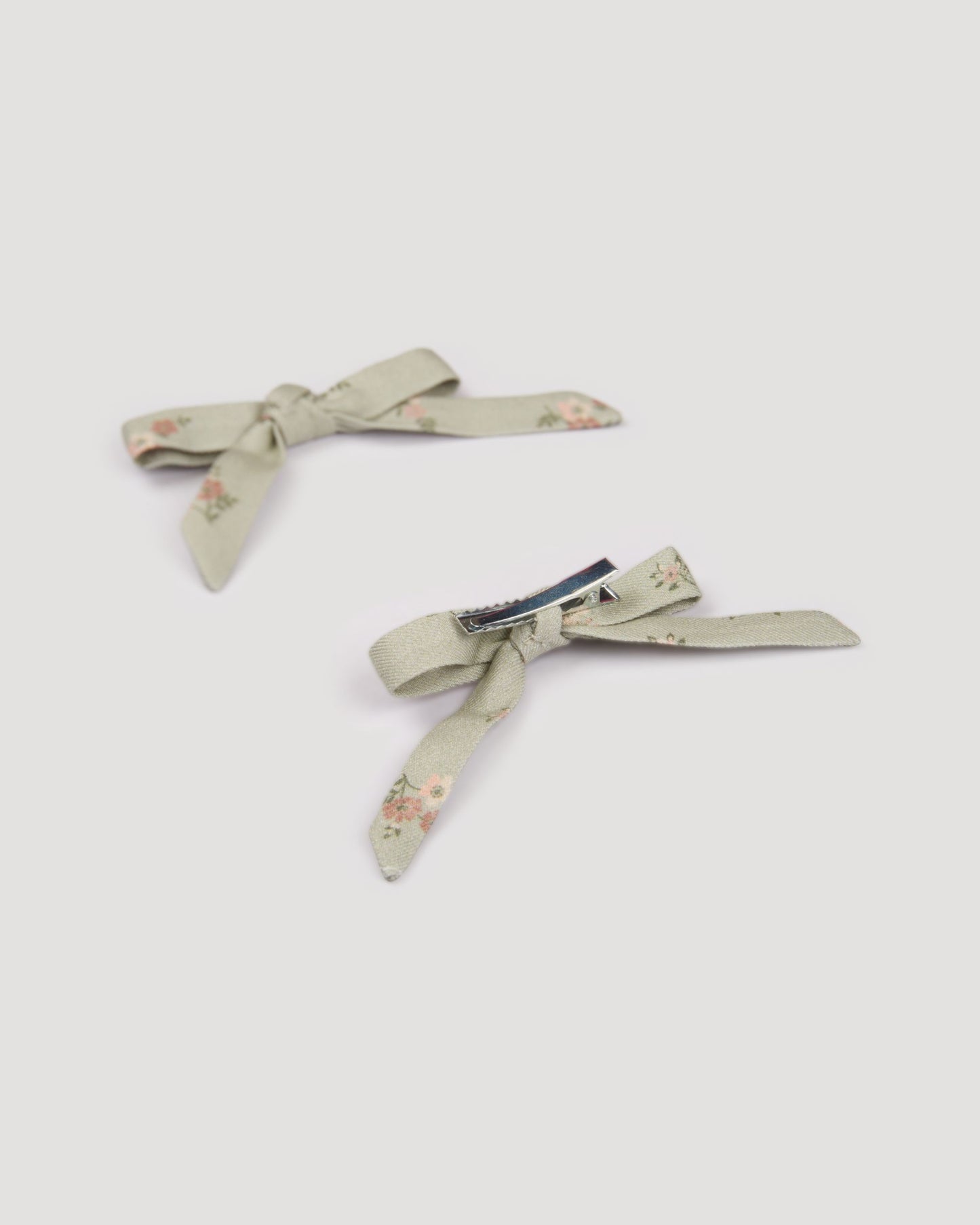 Grace Clip - Ditsy Bouquet Jade print